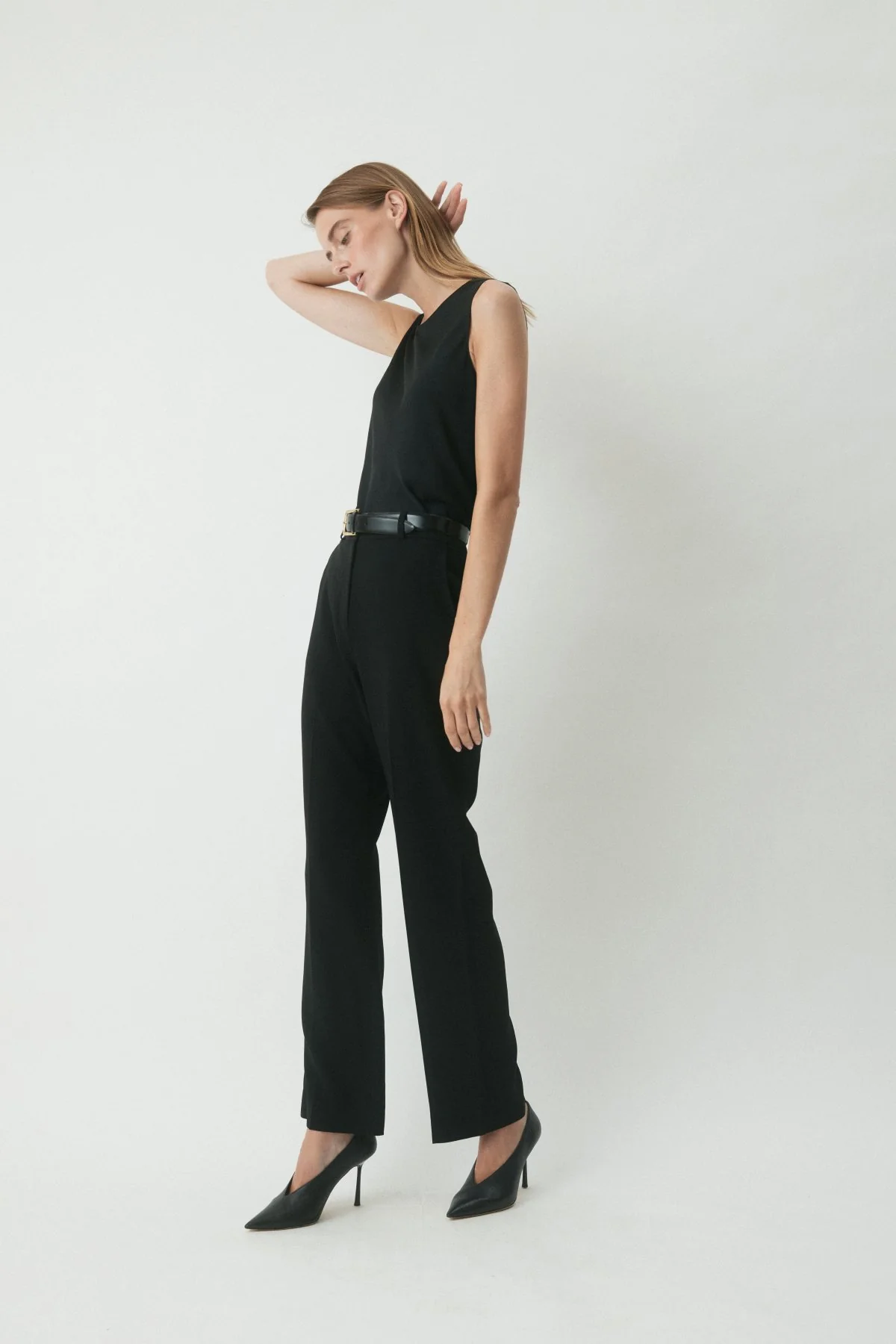 Ainsley Silk Camisole - Black - Image 3