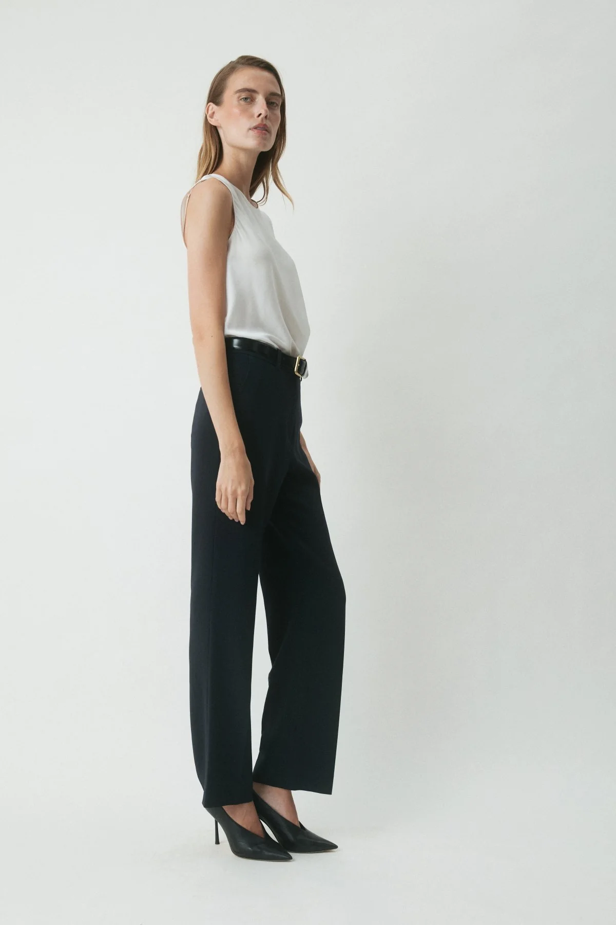 Ainsley Silk Camisole - Ivory - Image 3