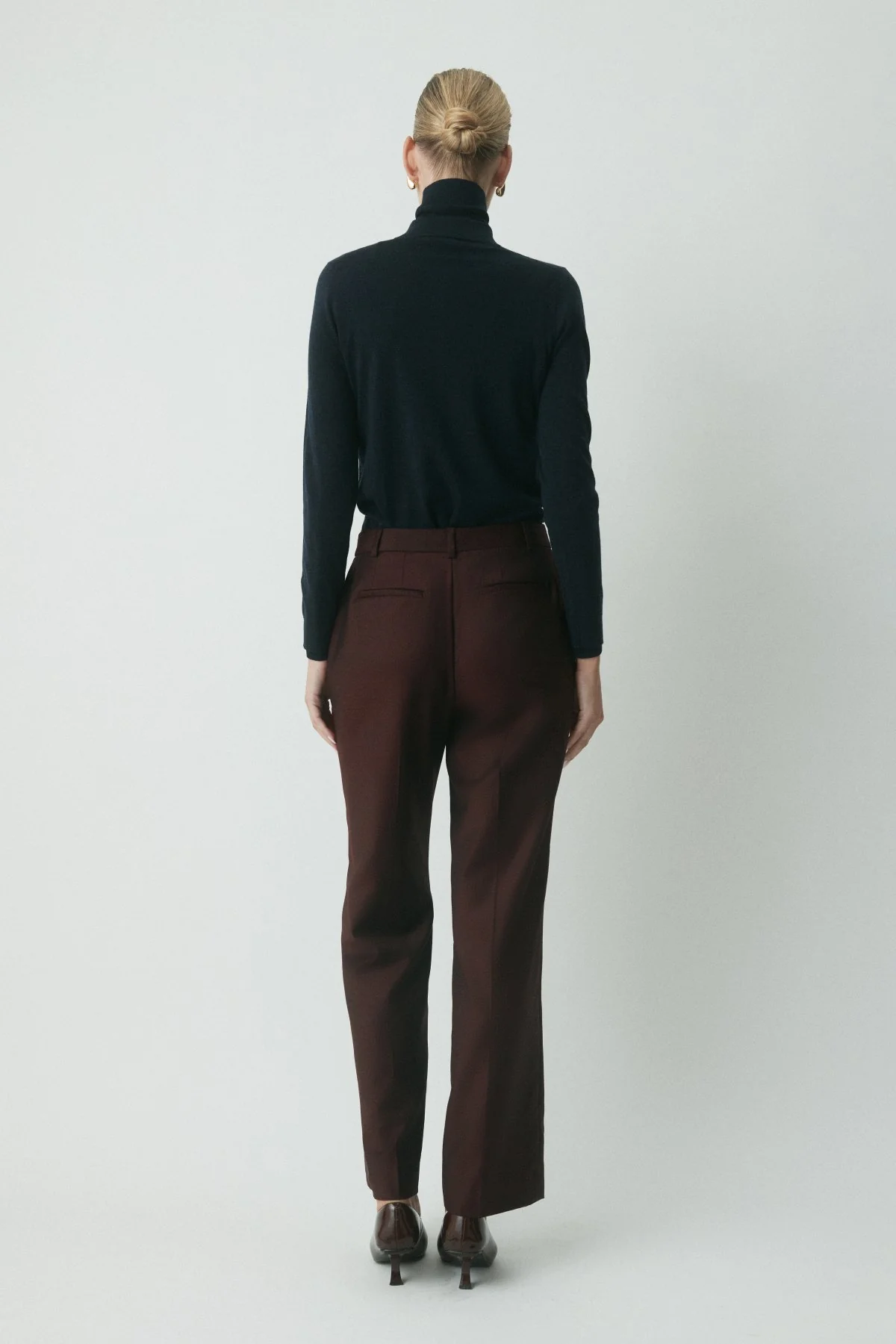 Alto Wool Suit Pant - Bordeaux - Image 4