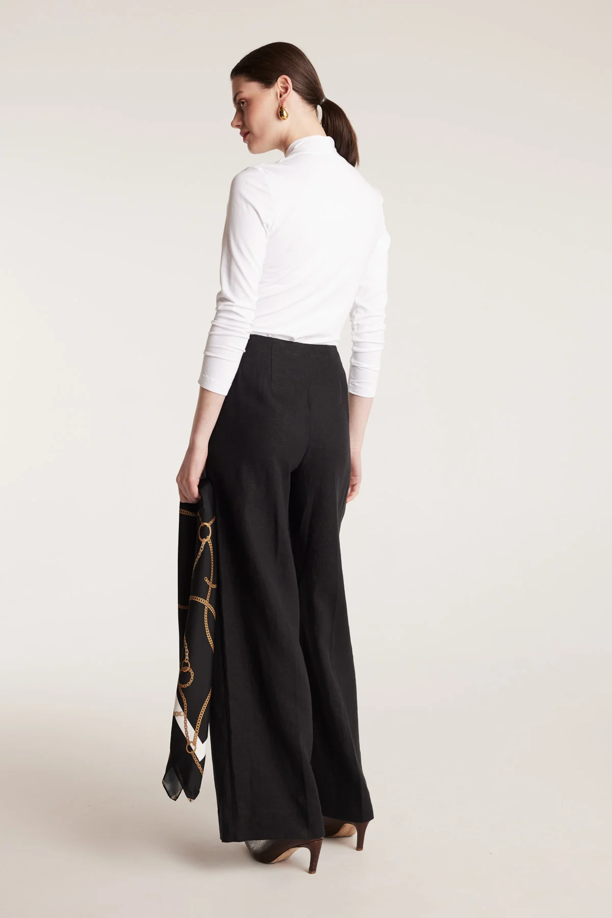 Amalie Jersey Top - White - Image 6