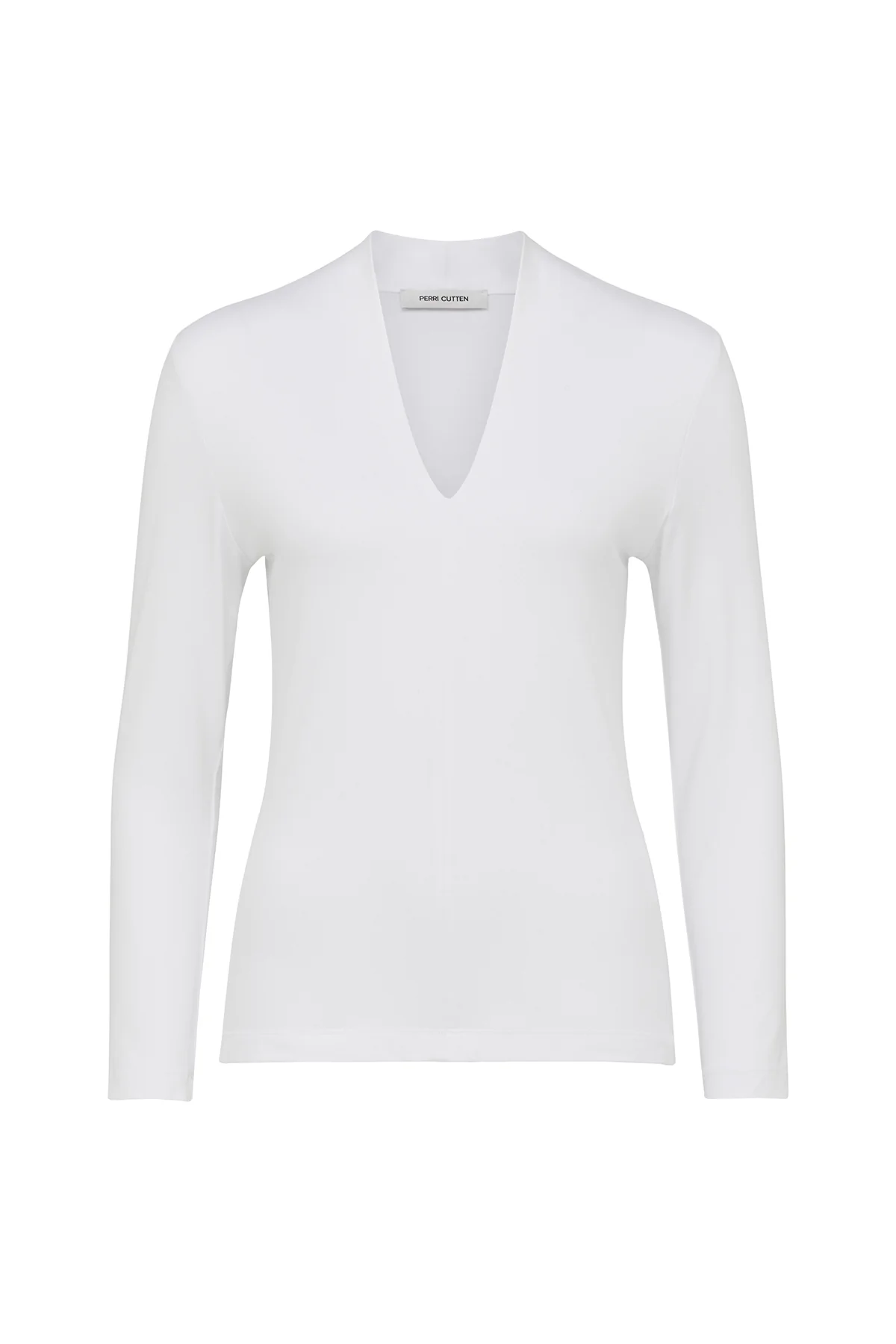 Amalie Jersey Top - White - Image 7