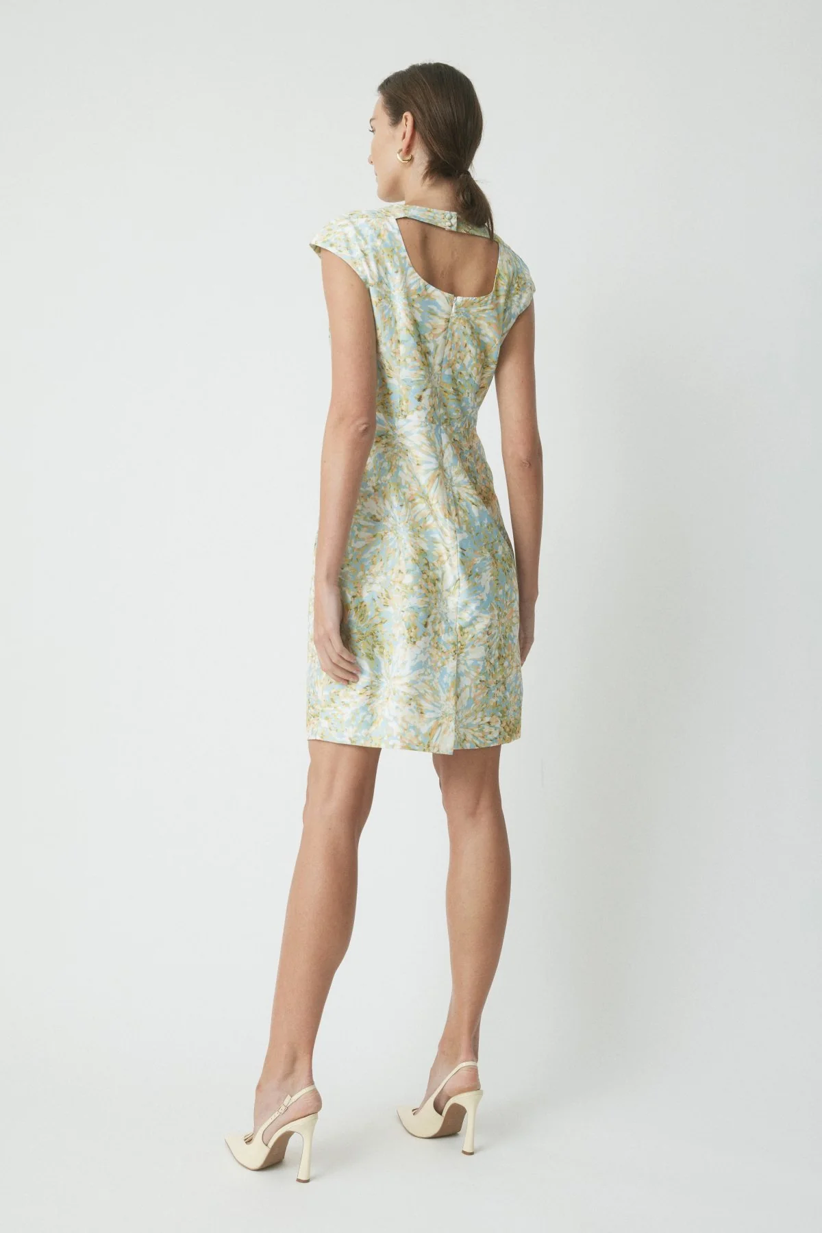 Ashley Silk Dress - Multi - Image 4