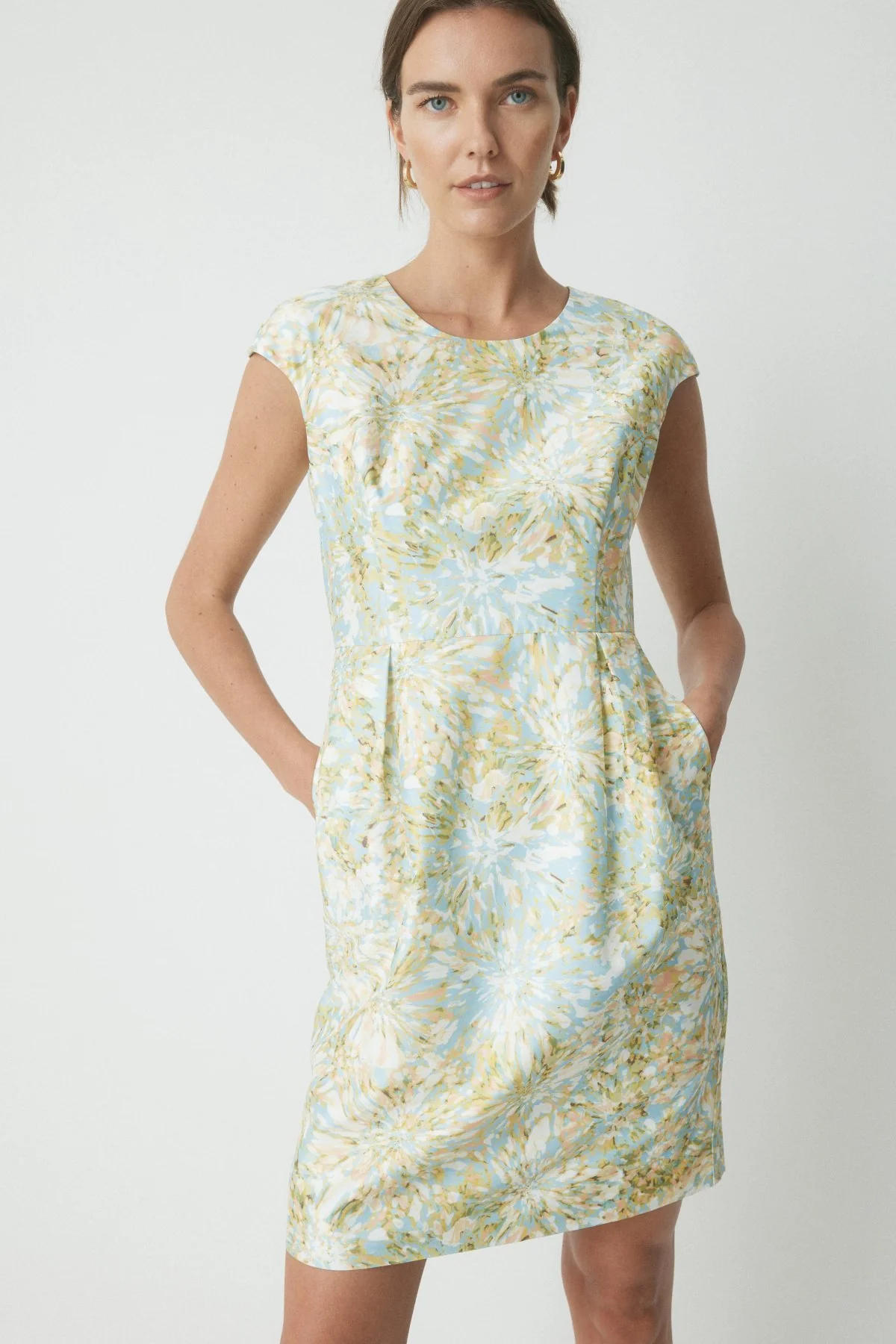 Ashley Silk Dress - Multi - Image 5