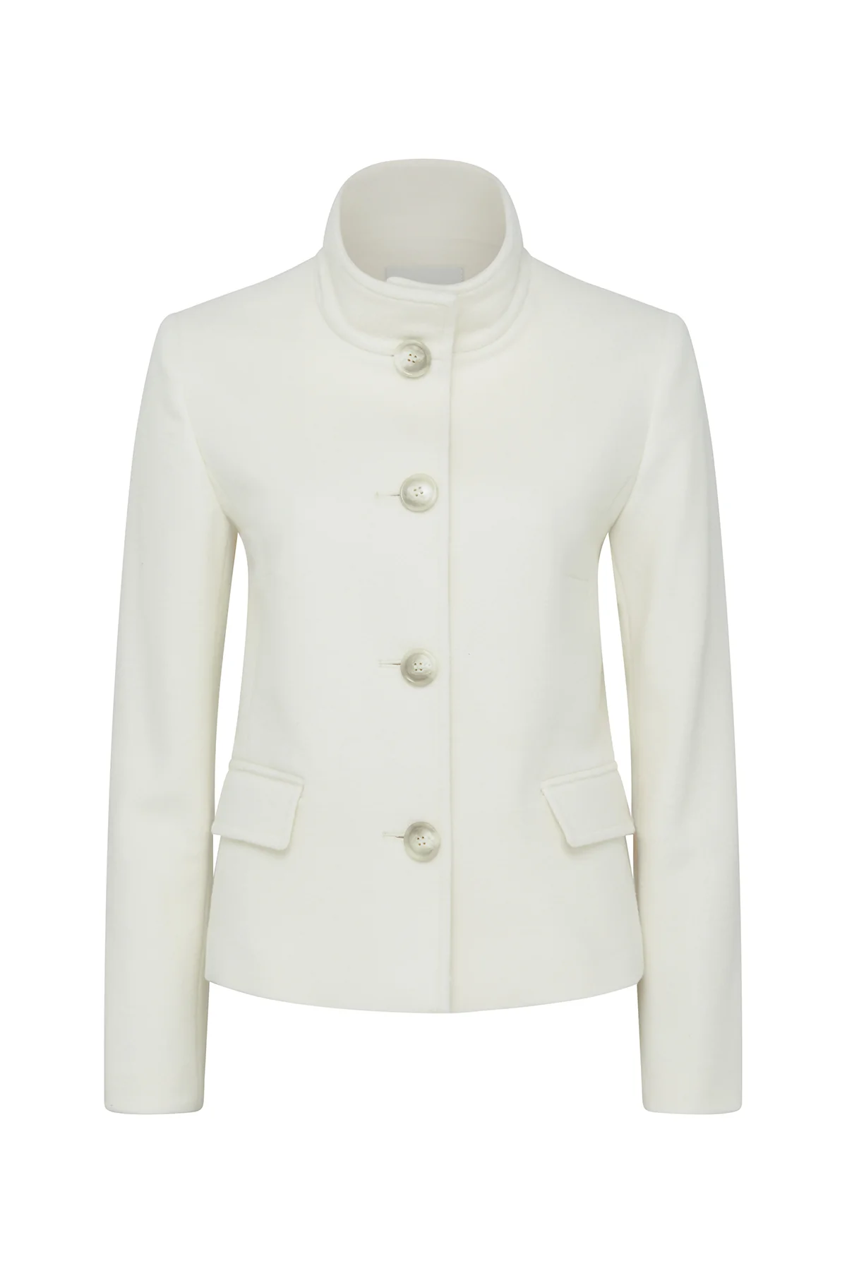 Aspen Wool Coat - Winter White - Image 3