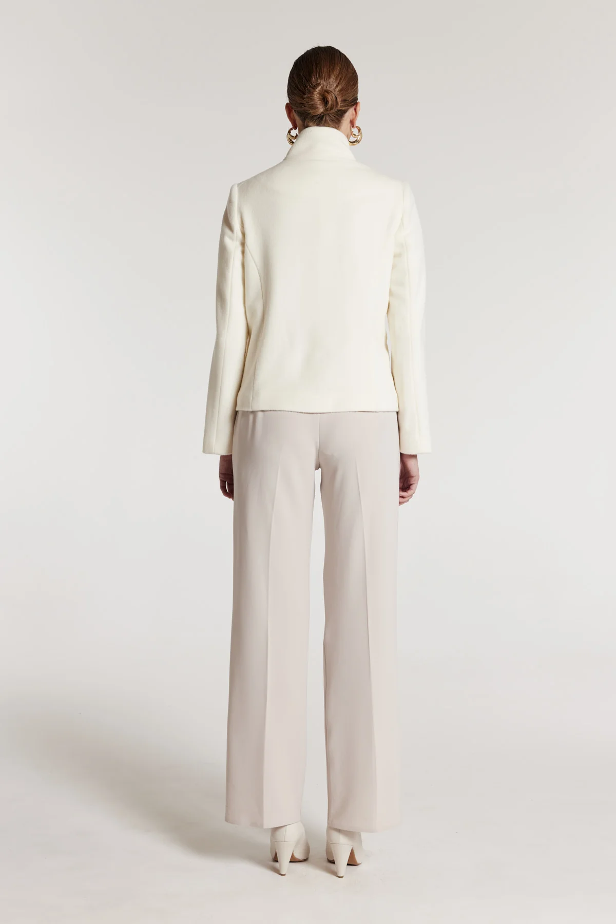 Aspen Wool Coat - Winter White - Image 5