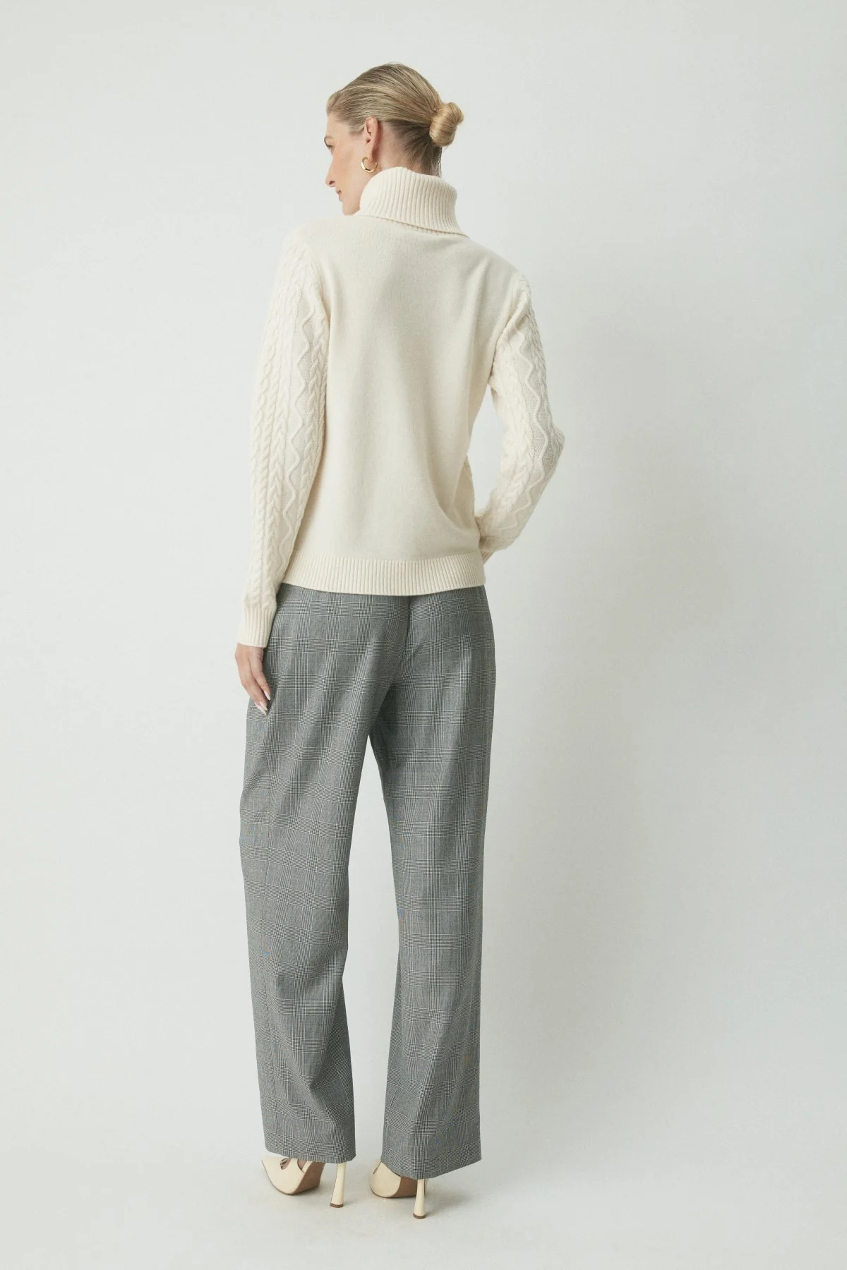 Bellamy Turtleneck Jumper - Ecru - Image 4