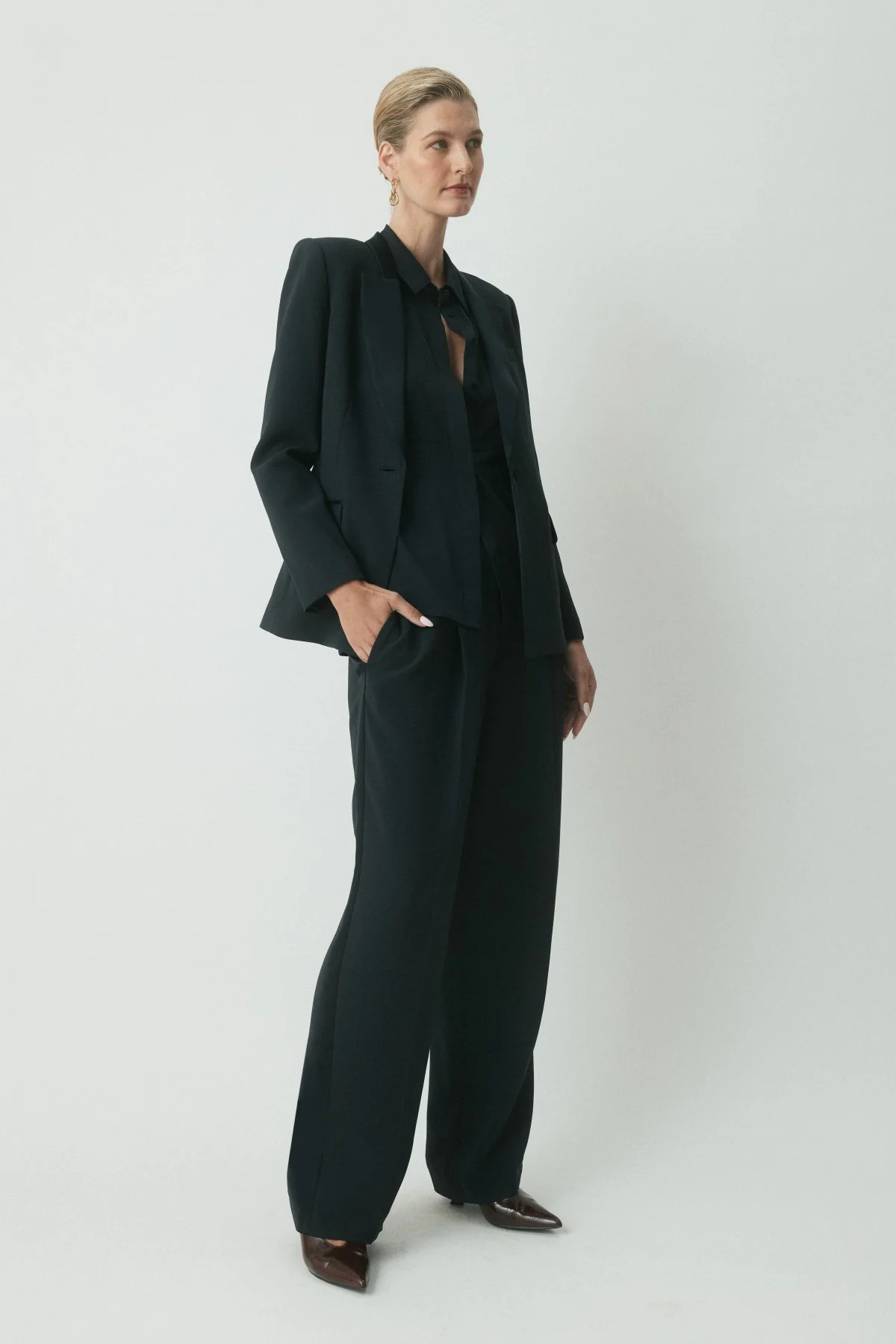 Bianca Tuxedo Jacket - Midnight - Image 3