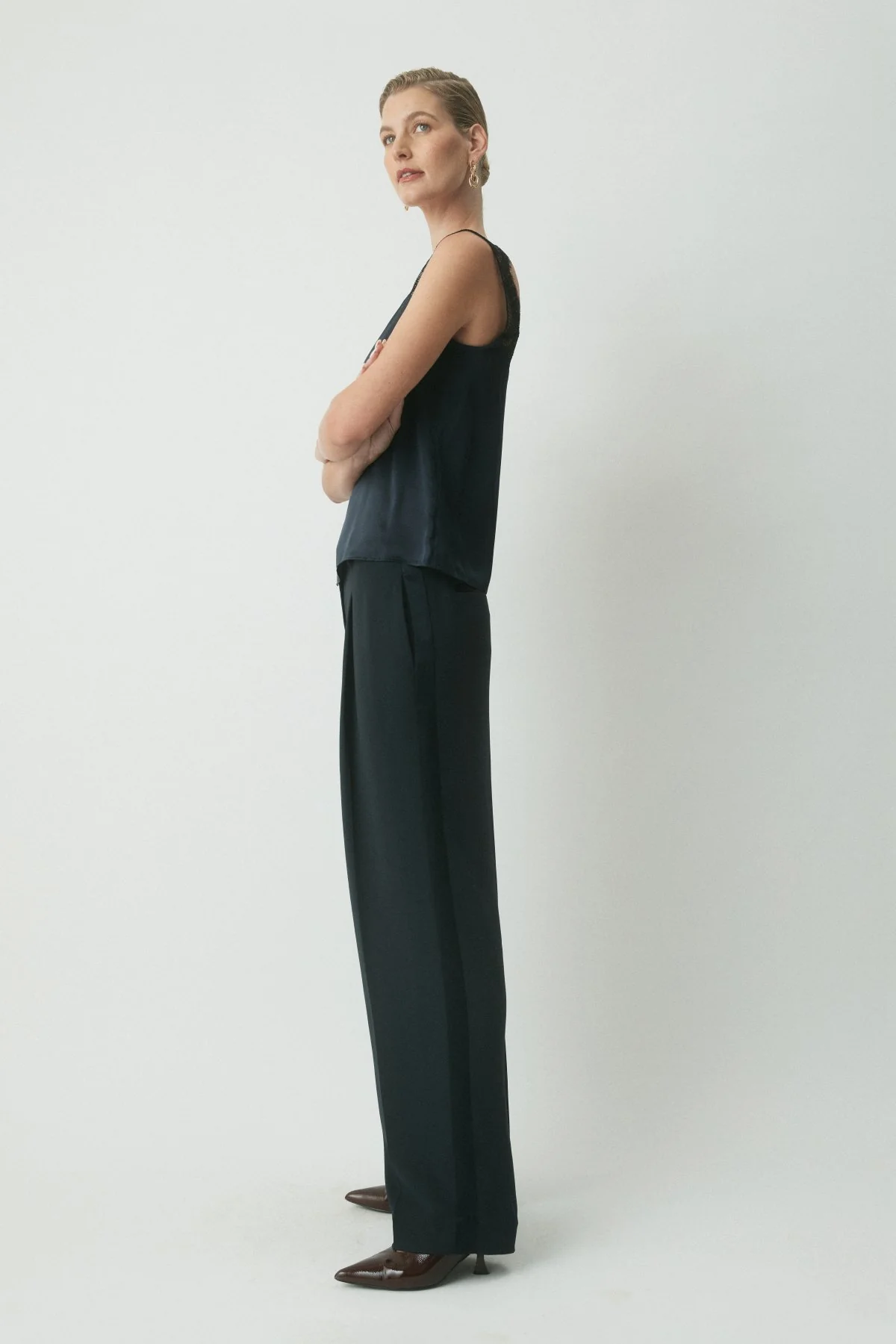 Bianca Tuxedo Pant - Midnight - Image 3