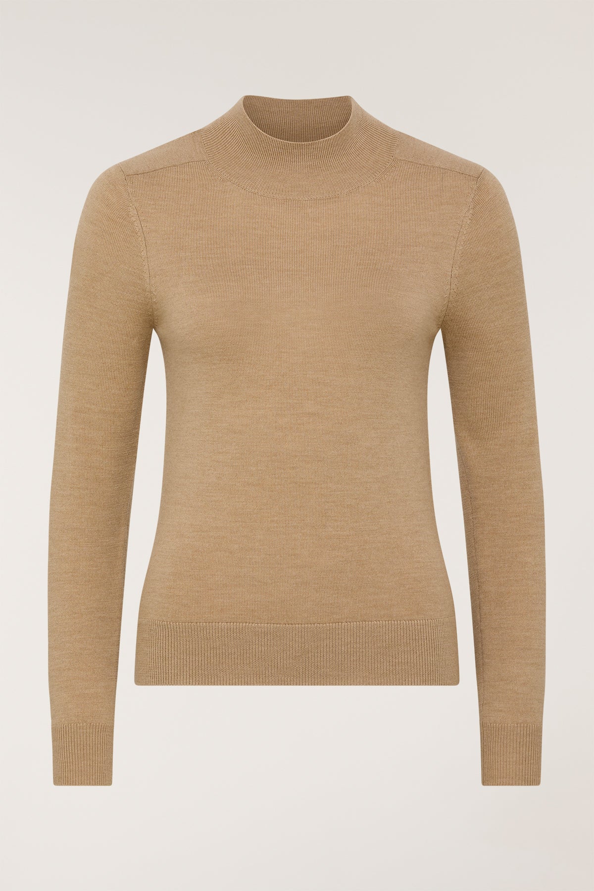 Merino Wool Jumper - Biscuit - Image 3