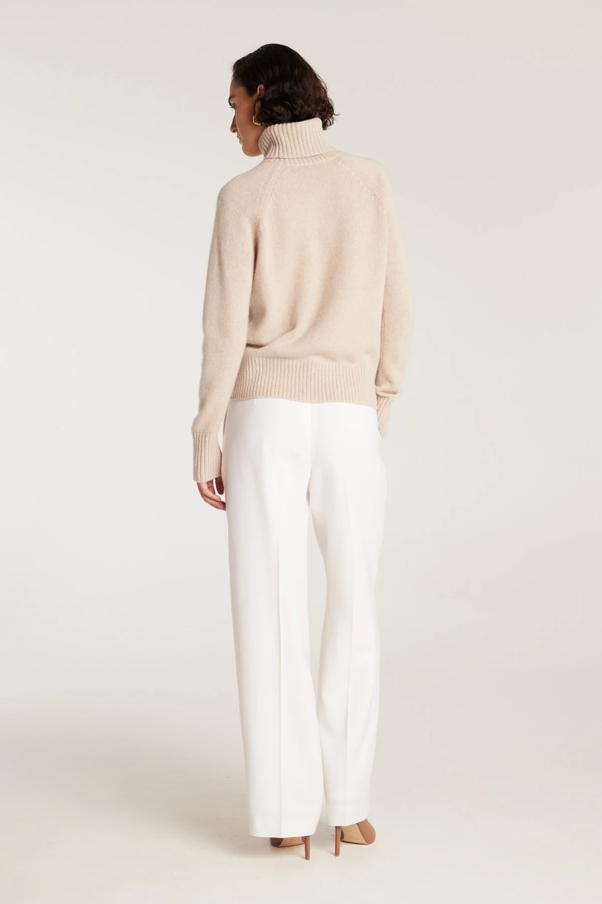 Cashmere Jumper - Biscuit - Image 5