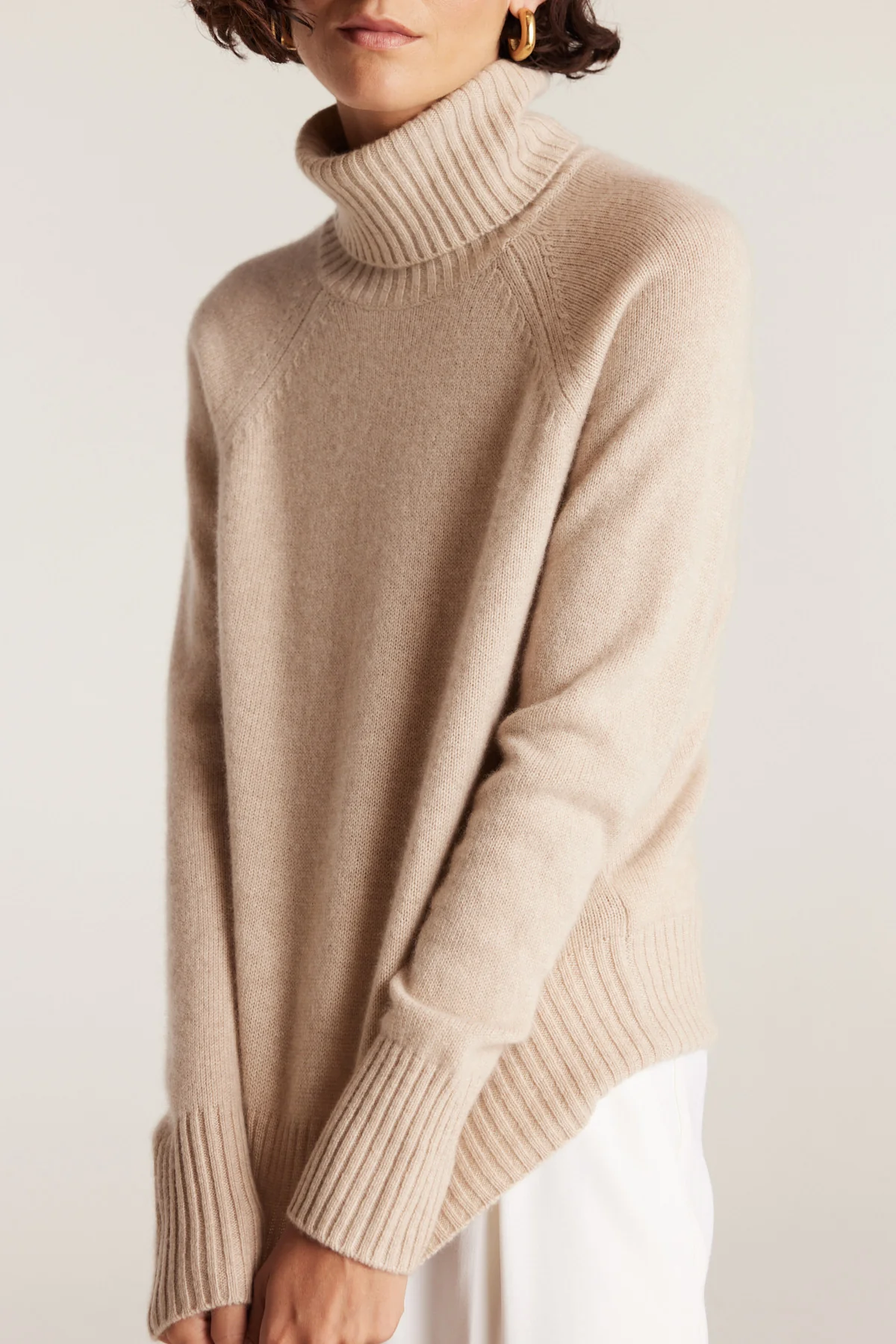Cashmere Jumper - Biscuit - Image 7