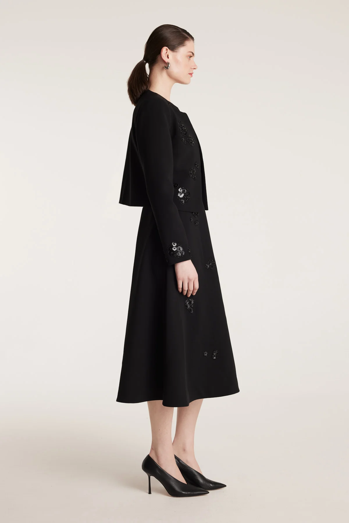 Embellished Jacket - Black - Image 3