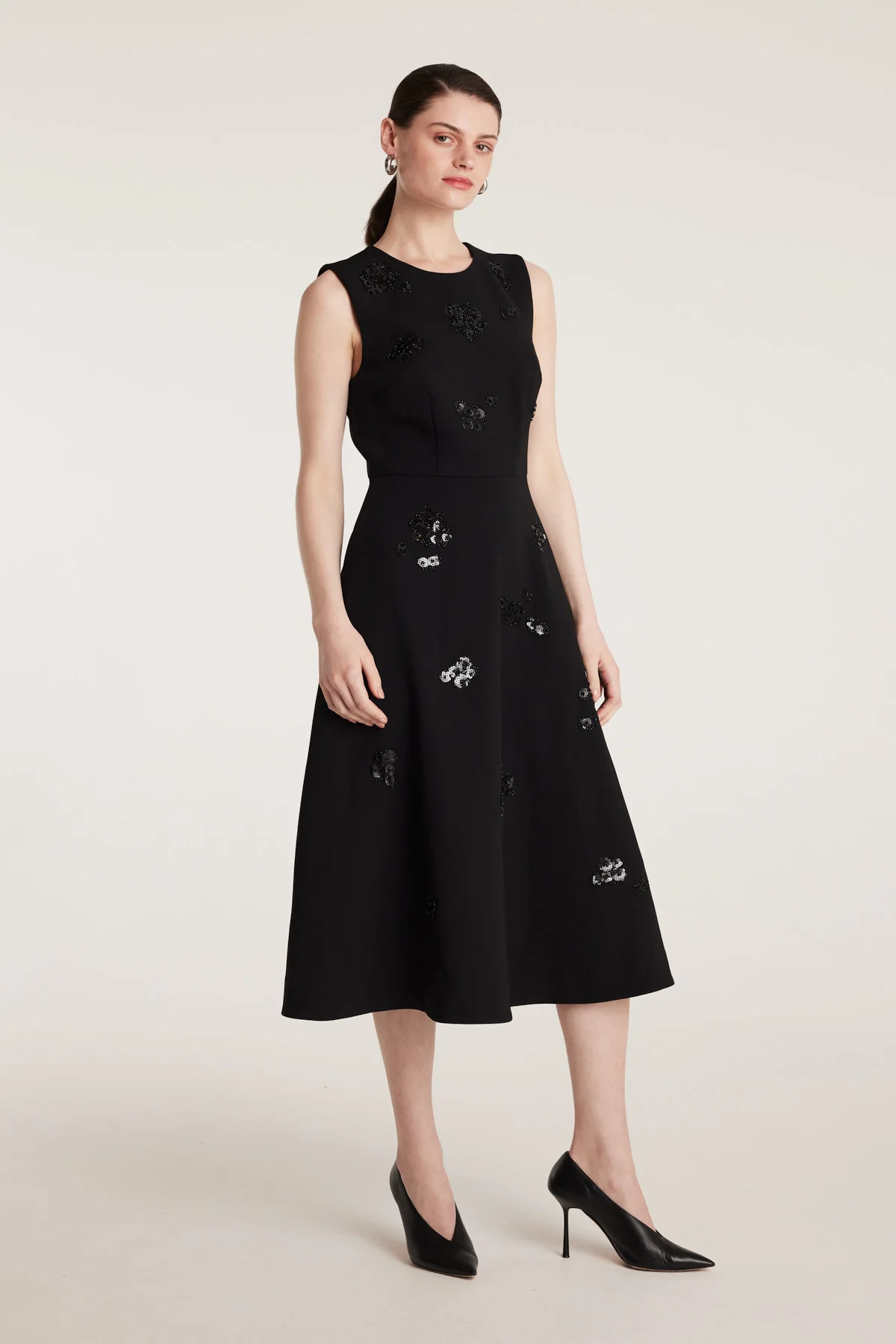Embellished Dress - Black - Image 3