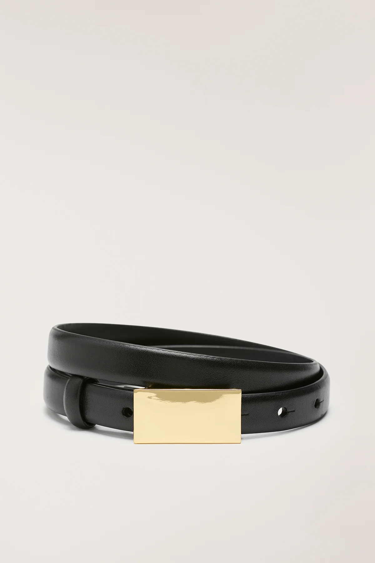 Plate Front Belt - Black