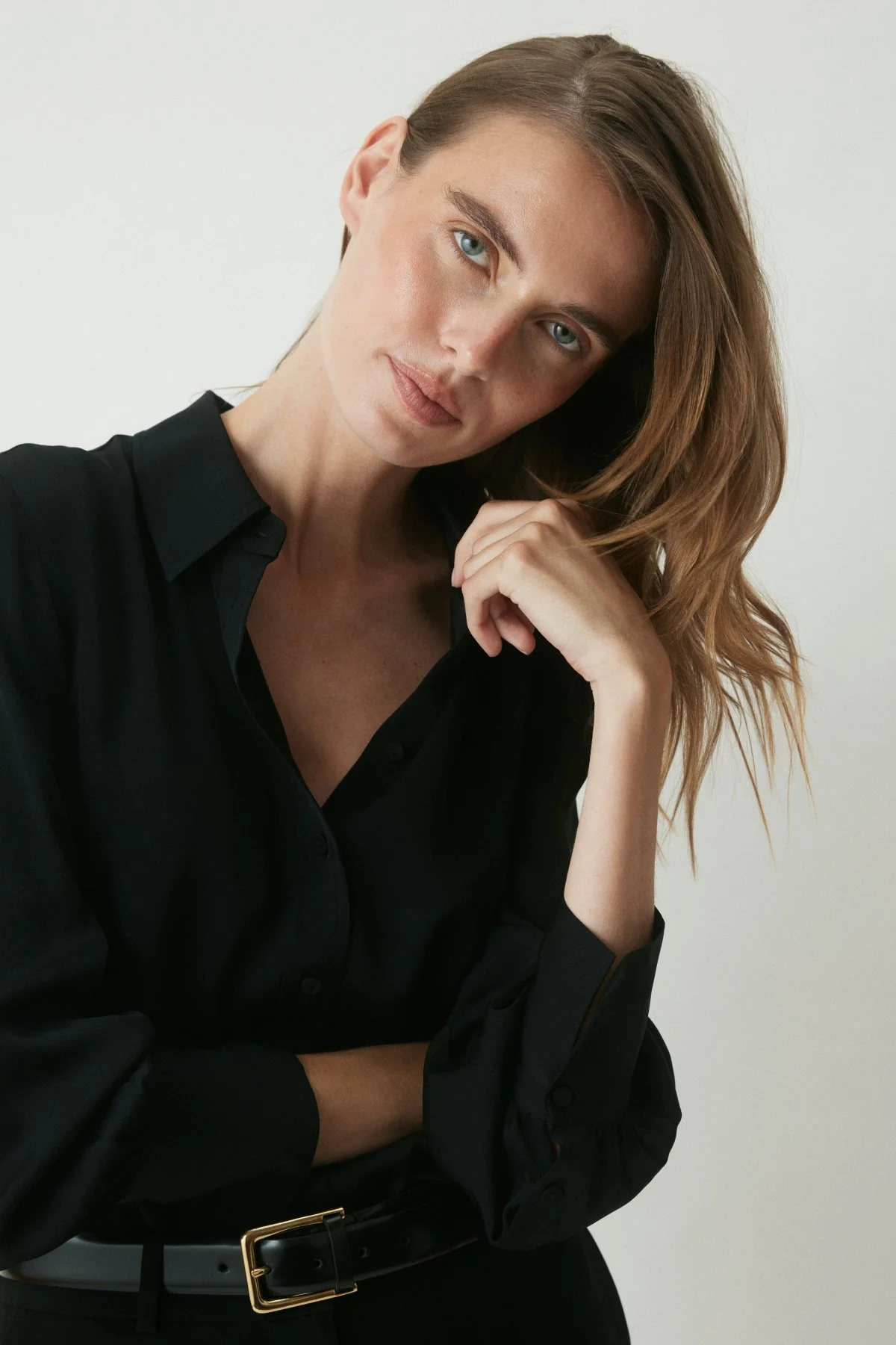 Blake Silk Shirt - Black - Image 5