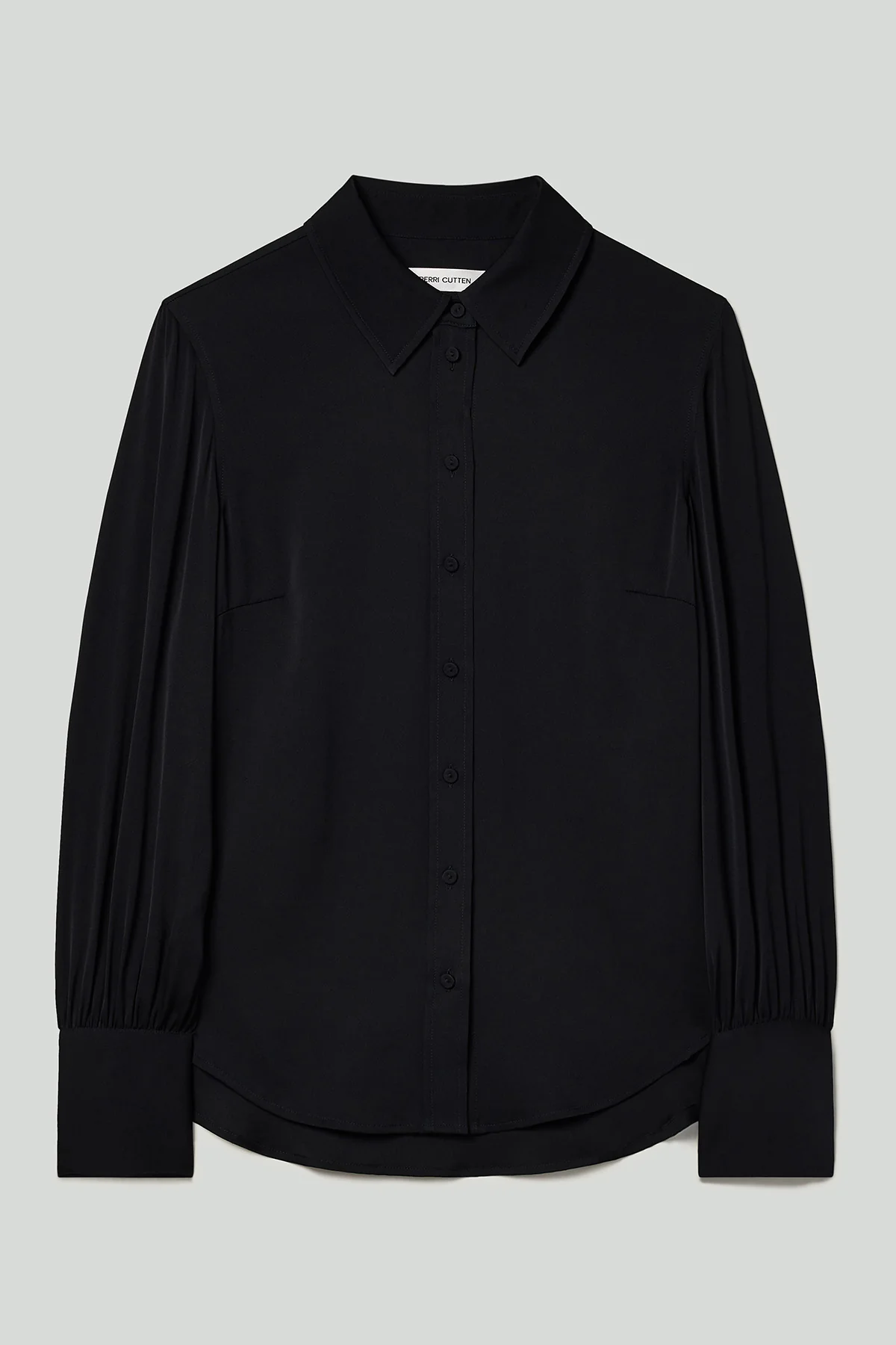 Blake Silk Shirt - Black - Image 6