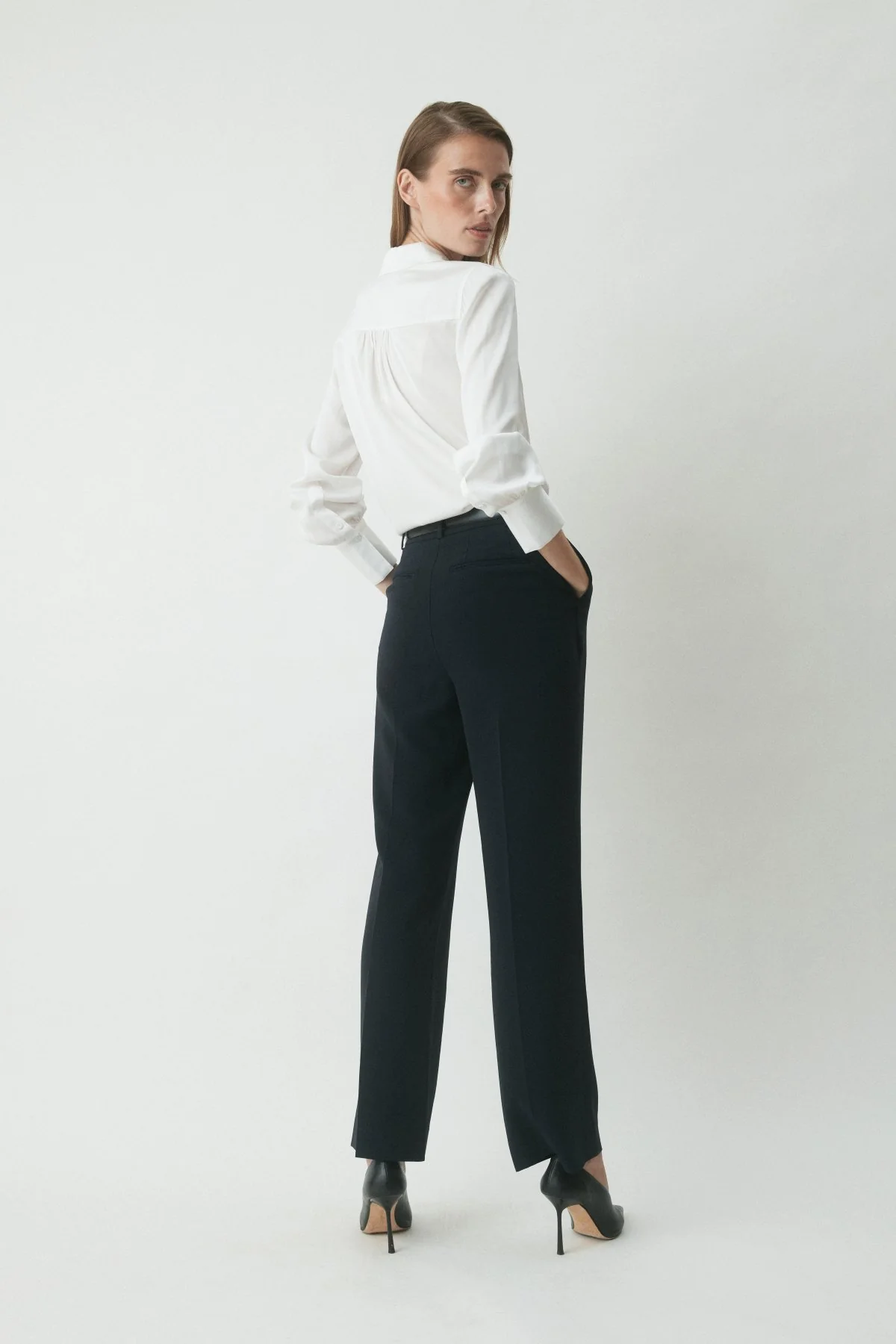 Blake Silk Shirt - Ivory - Image 4