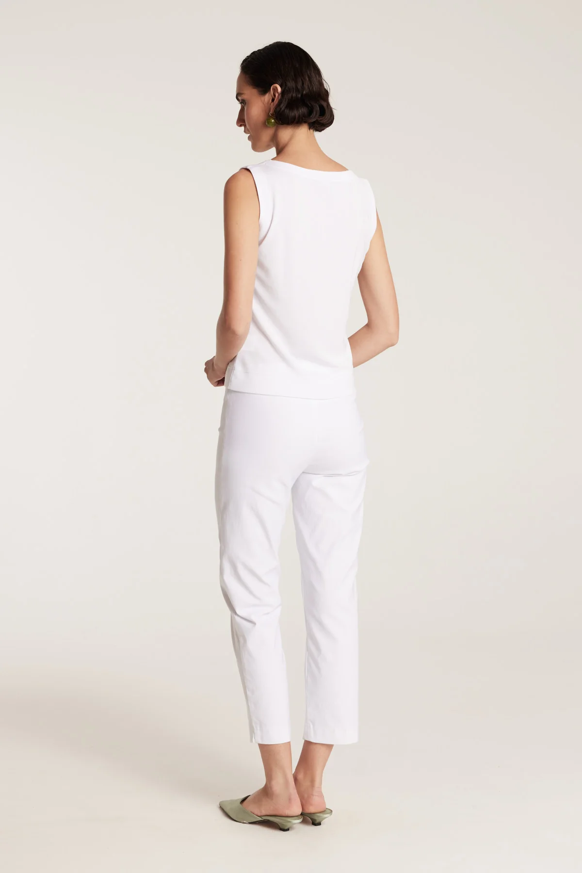 Fluid Milano Singlet - White - Image 5