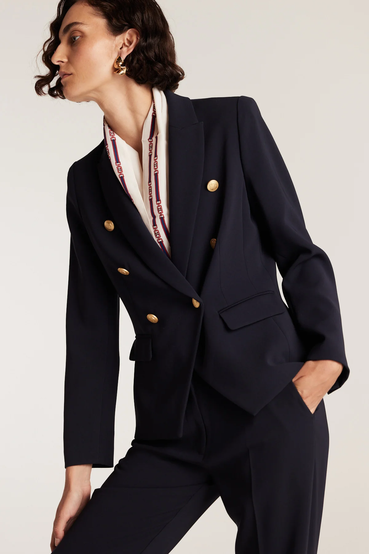 Britt Jacket - Navy - Image 5