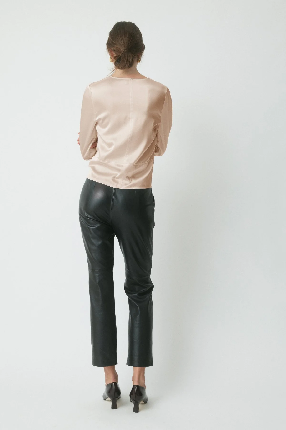 Chandler Split Neck Top - Eggshell - Image 4
