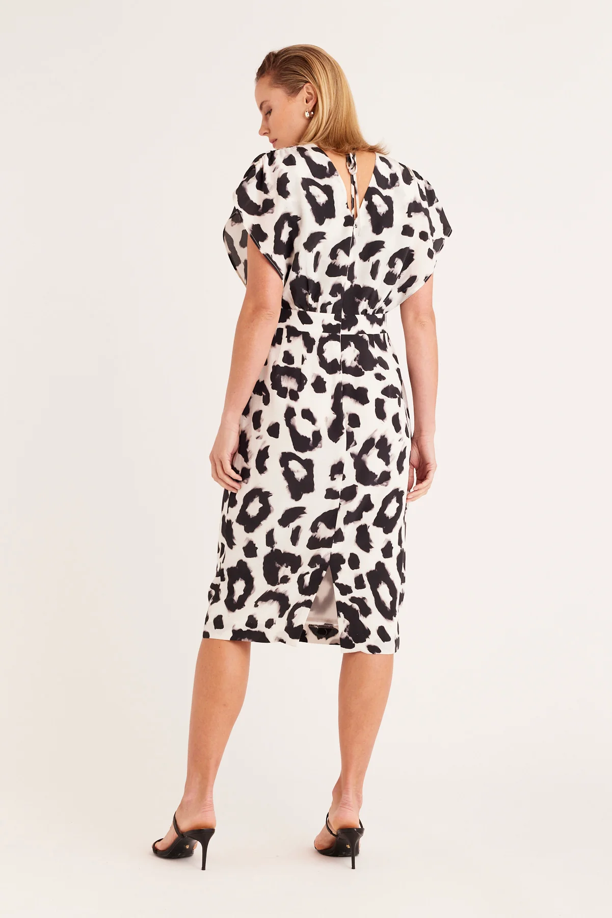 Charlotte Silk Dress - Abstract/Print - Image 5