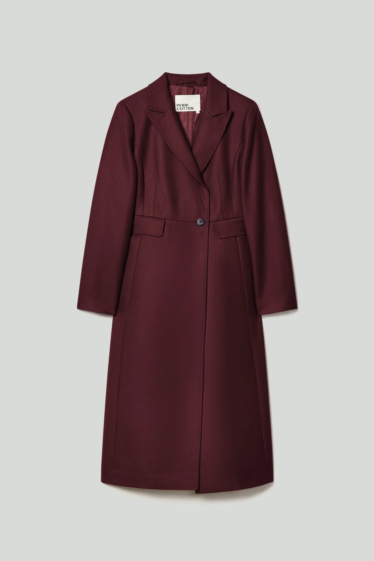 Chelsea Tailored Coat - Bordeaux - Image 6