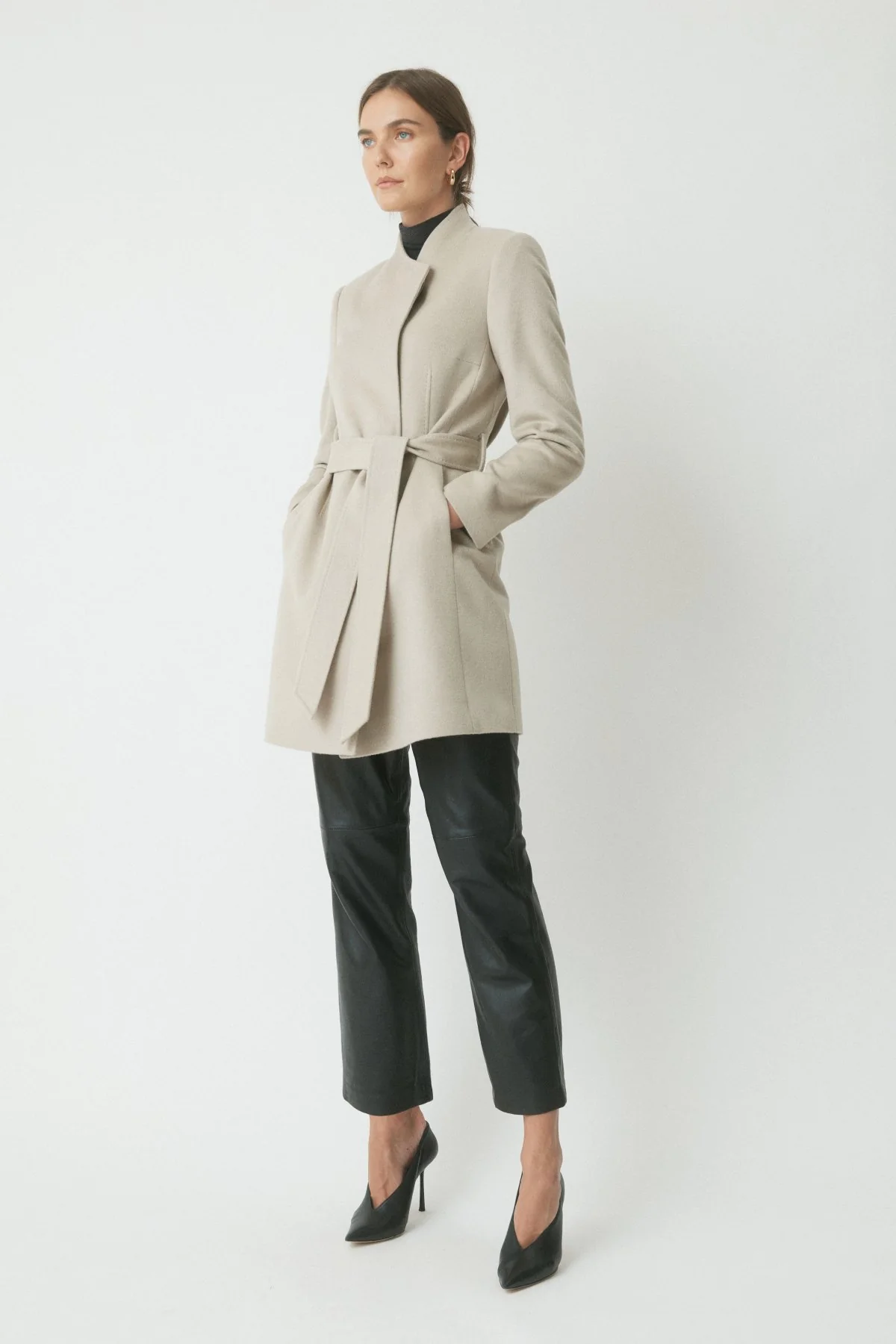 Christian Wool Coat - Eggshell - Image 3