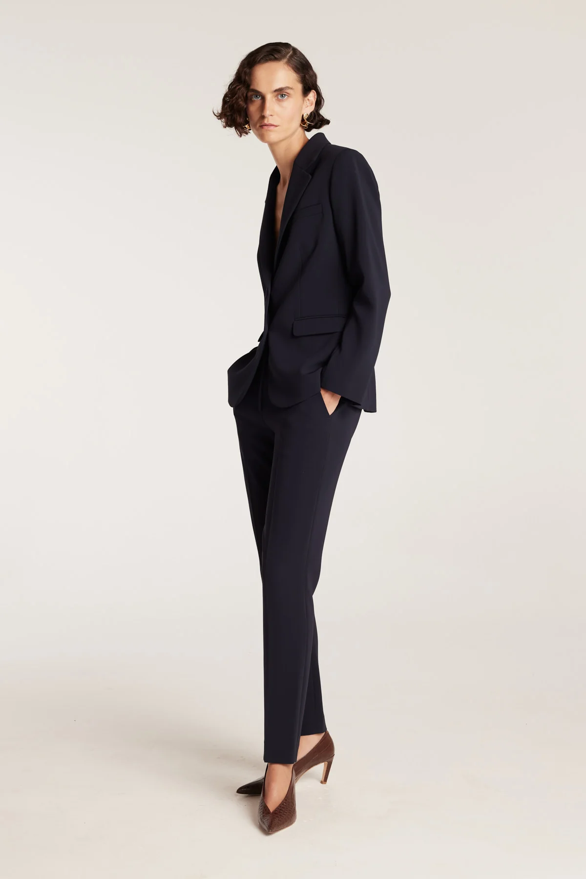 Classic Jacket - Navy - Image 3