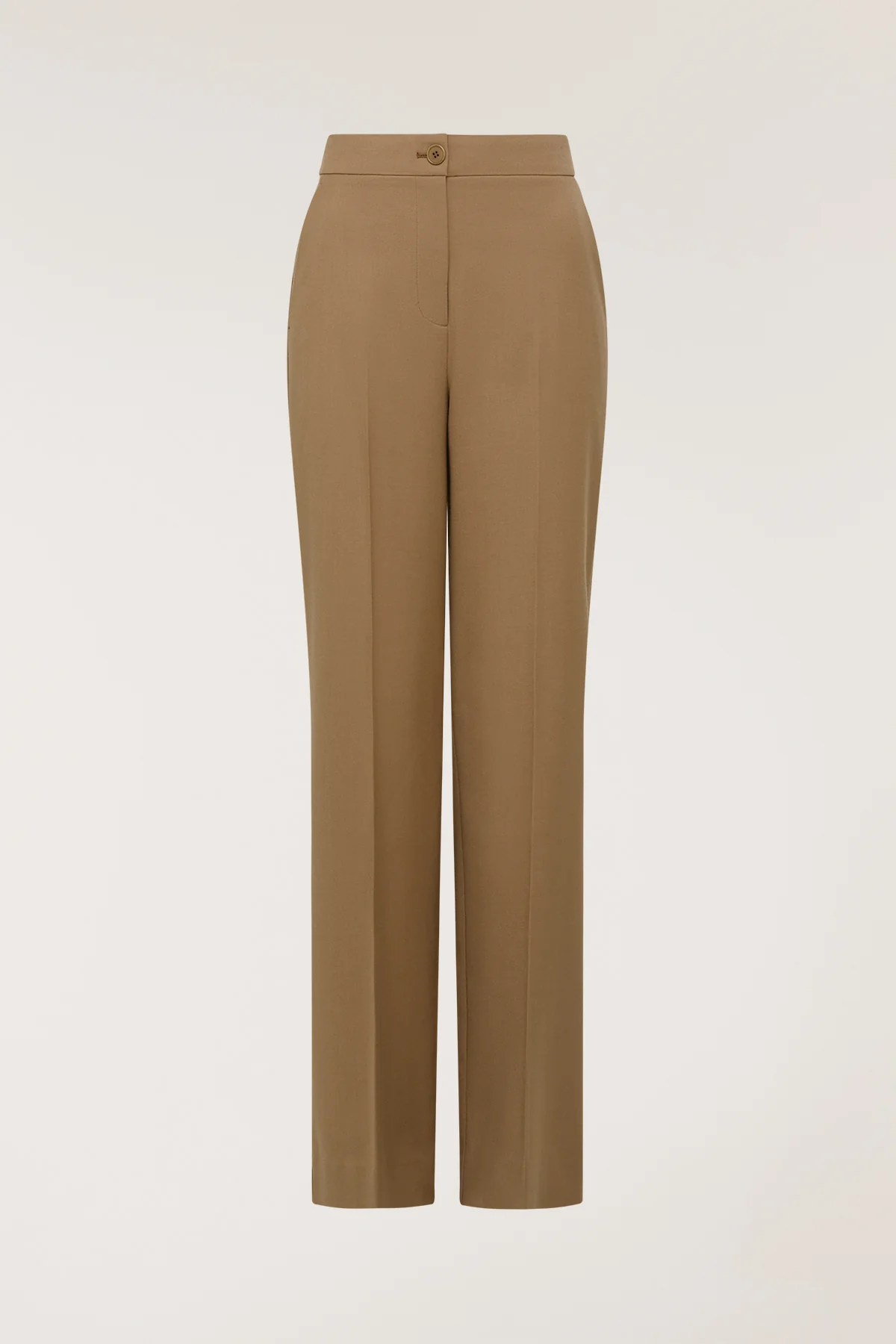Clemence Wool Pant - Tan - Image 4
