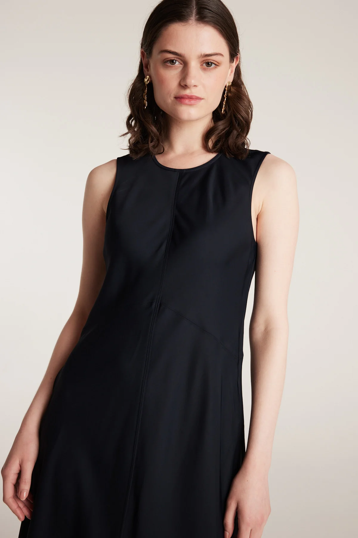 Column Dress - Navy - Image 8