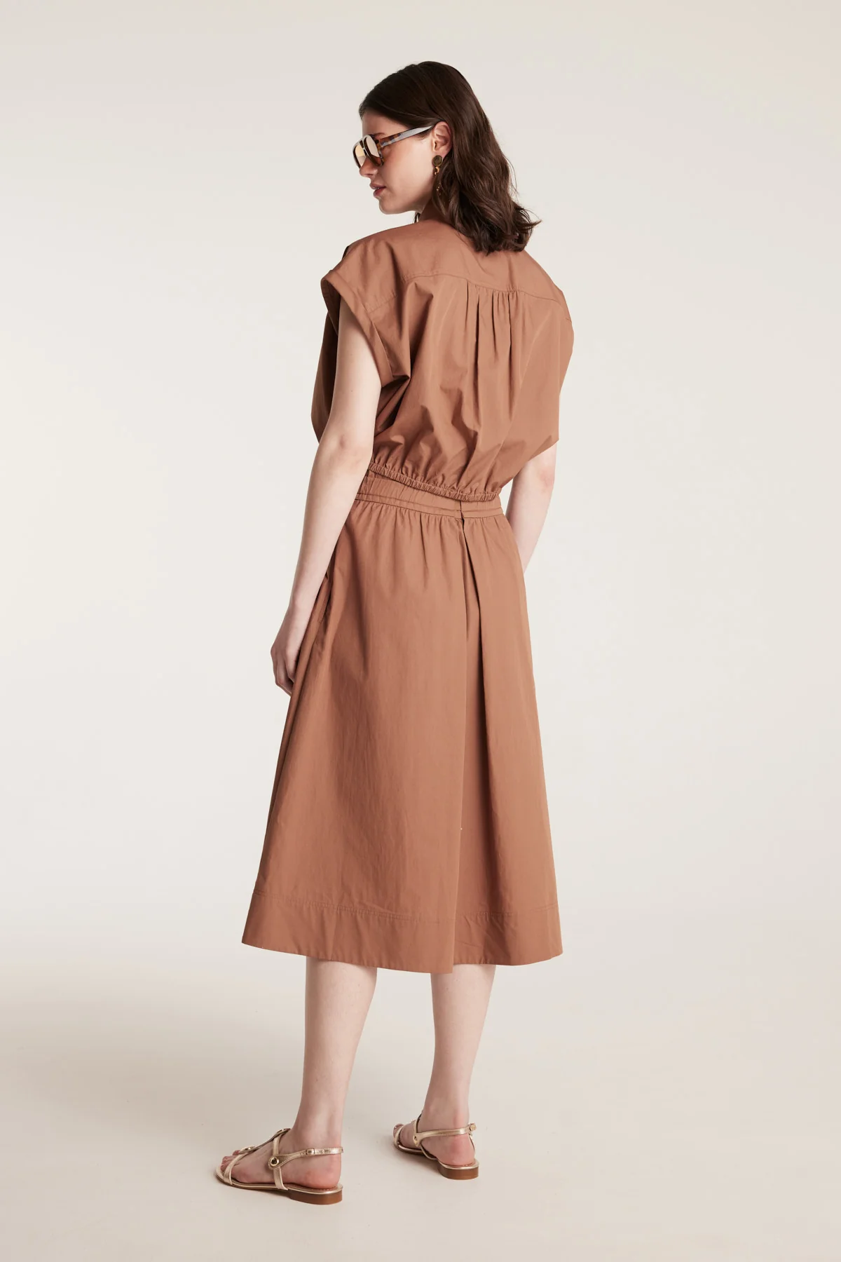Cotton Skirt - Mocha - Image 4