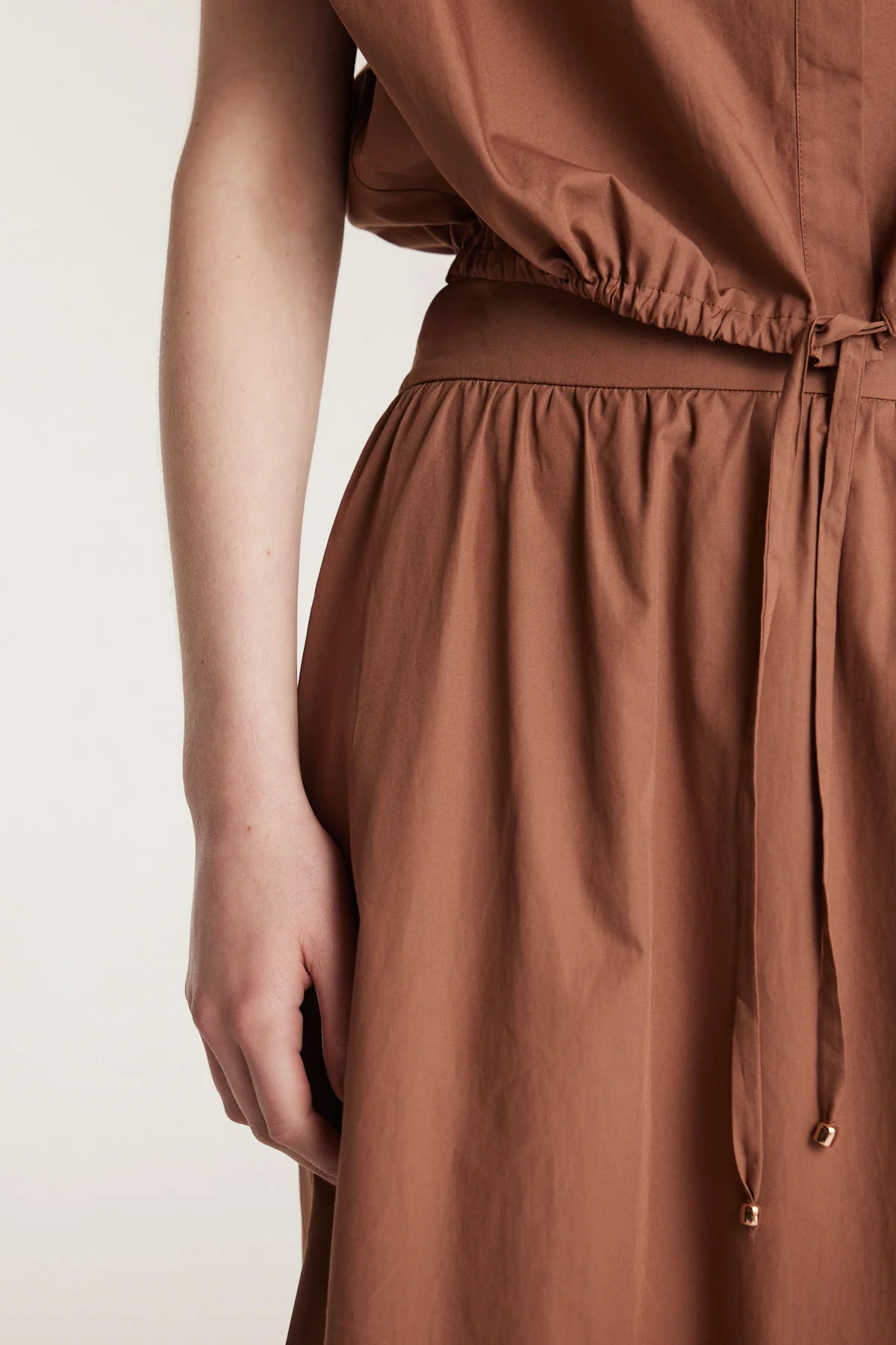 Cotton Skirt - Mocha - Image 5