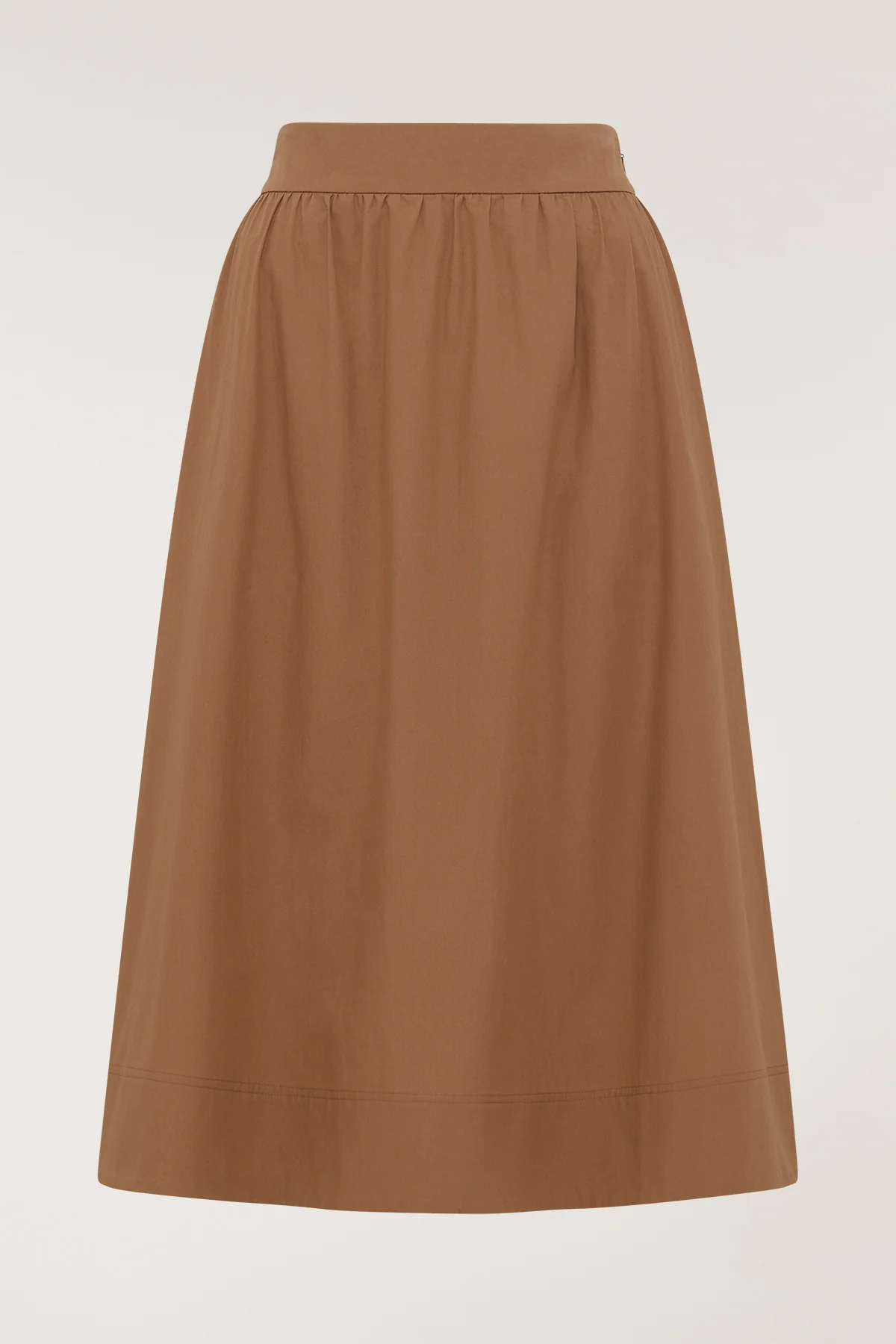 Cotton Skirt - Mocha - Image 6