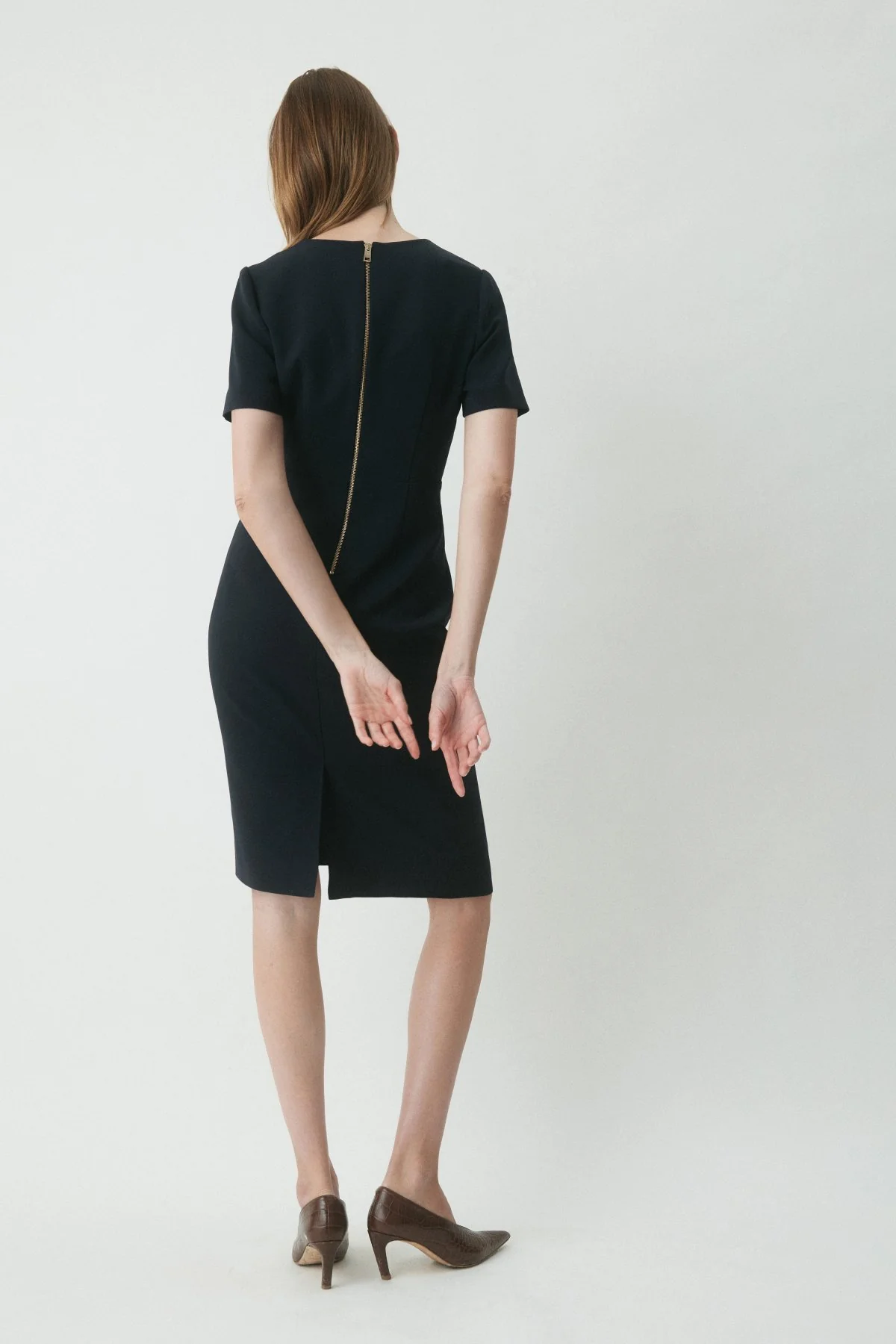 Crawford Dress - Navy - Image 4