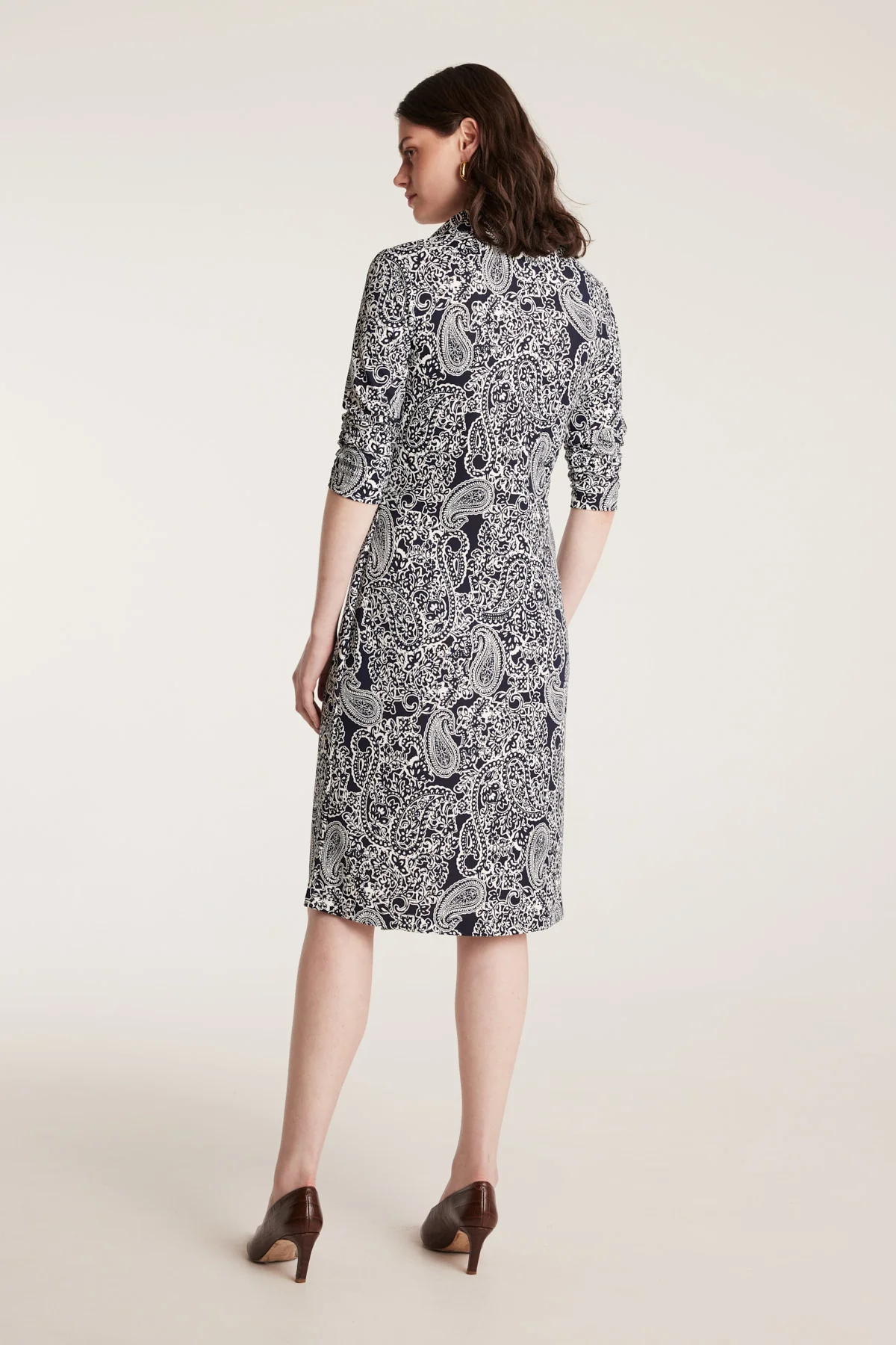 Dana Dress - Navy/White - Image 4