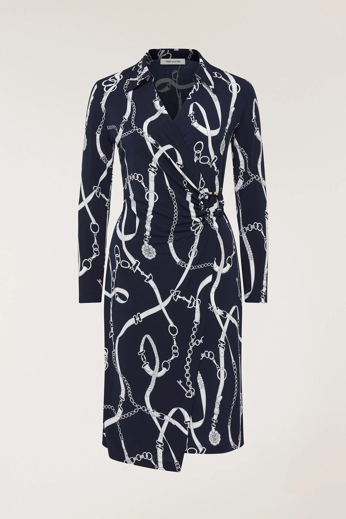 Dana Dress - Navy/White - Image 6