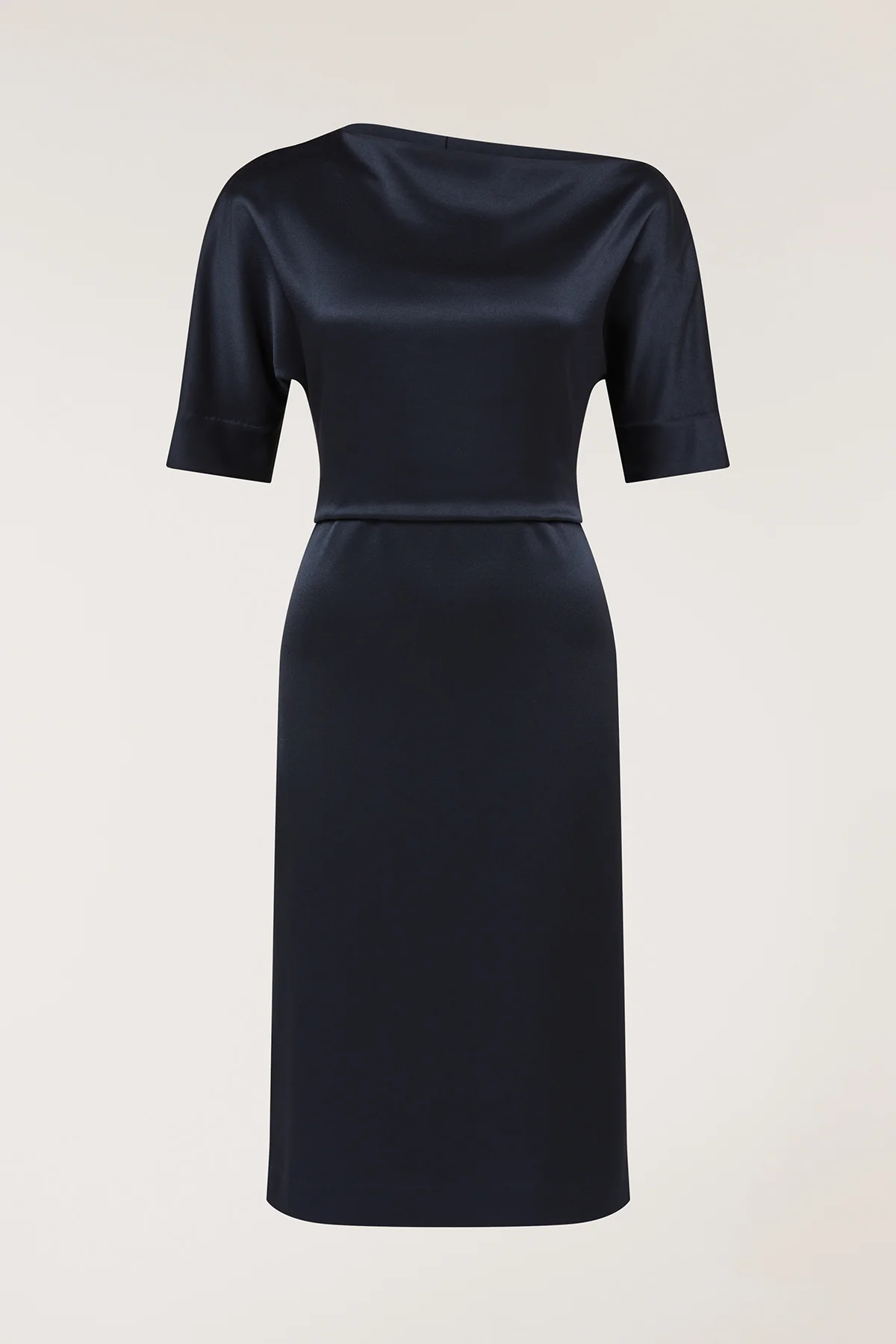 Drape Dress - Navy - Image 6