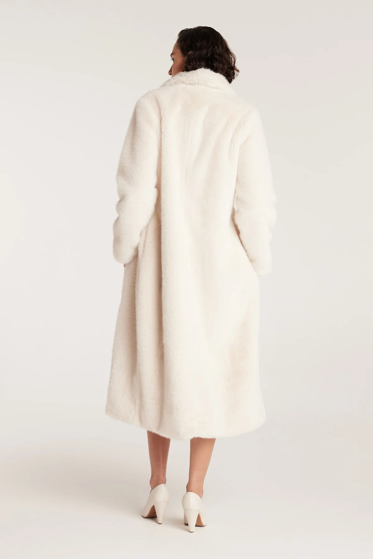 The Shag Coat - Ecru - Image 5