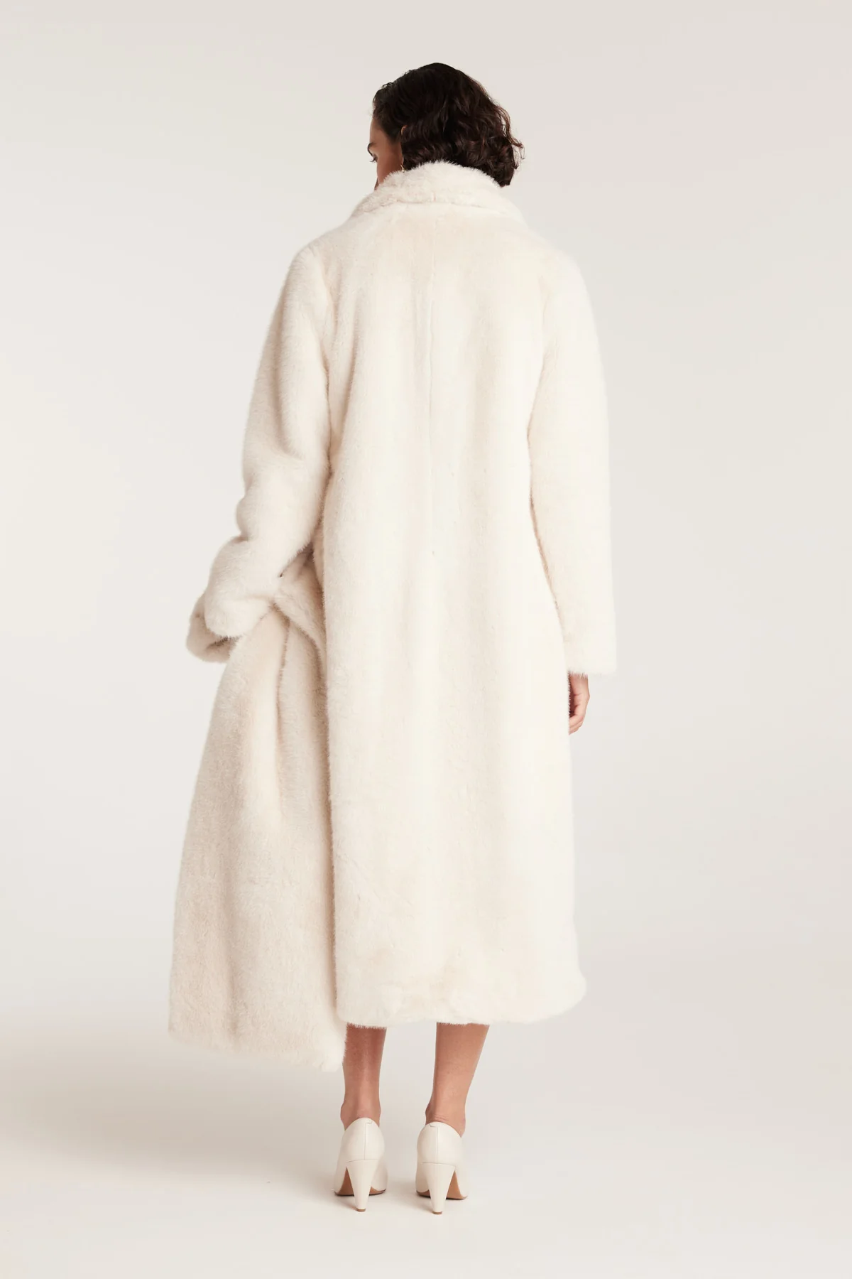 The Shag Coat - Ecru - Image 6