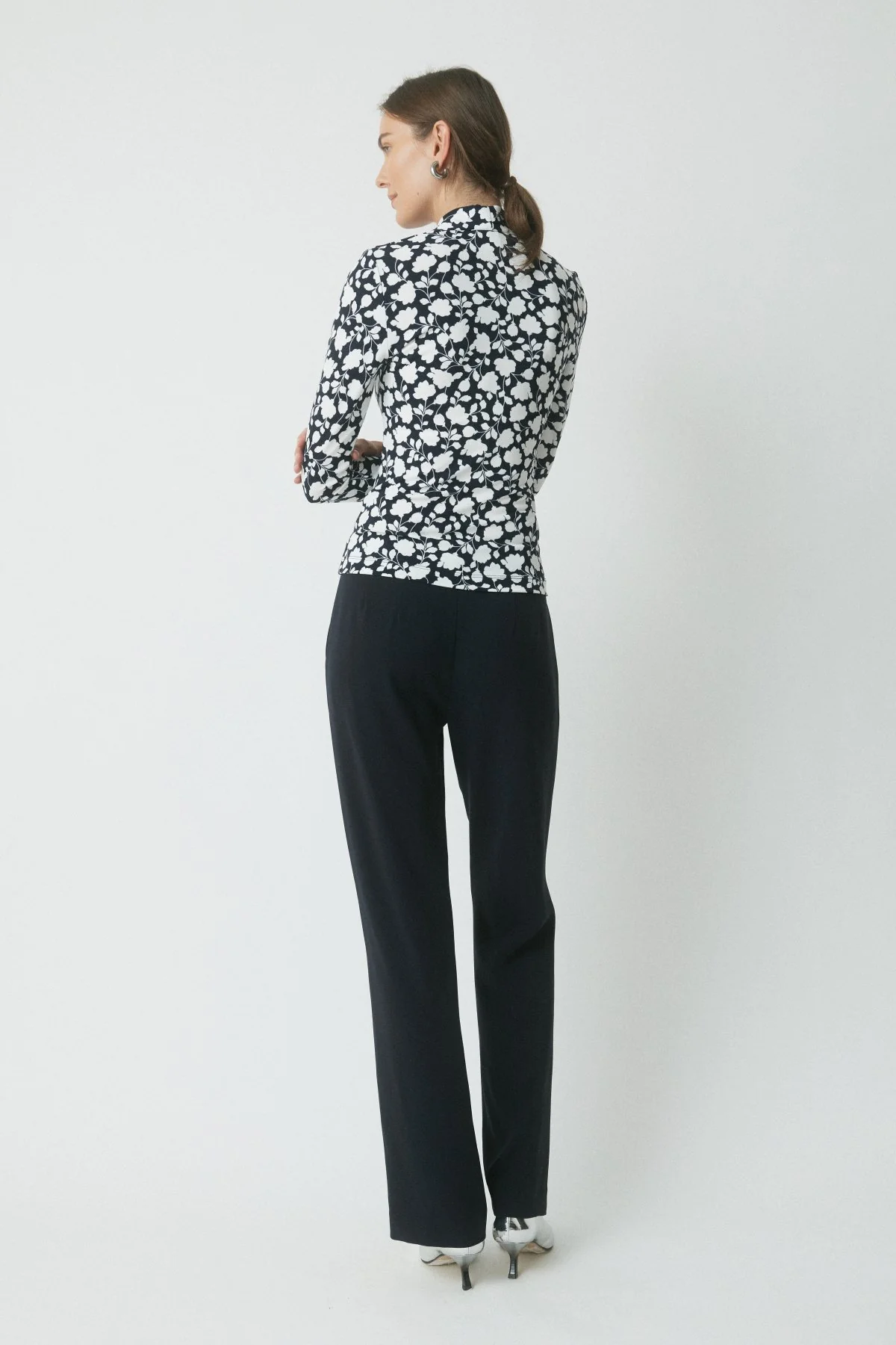 Edith Top - Navy/White - Image 4