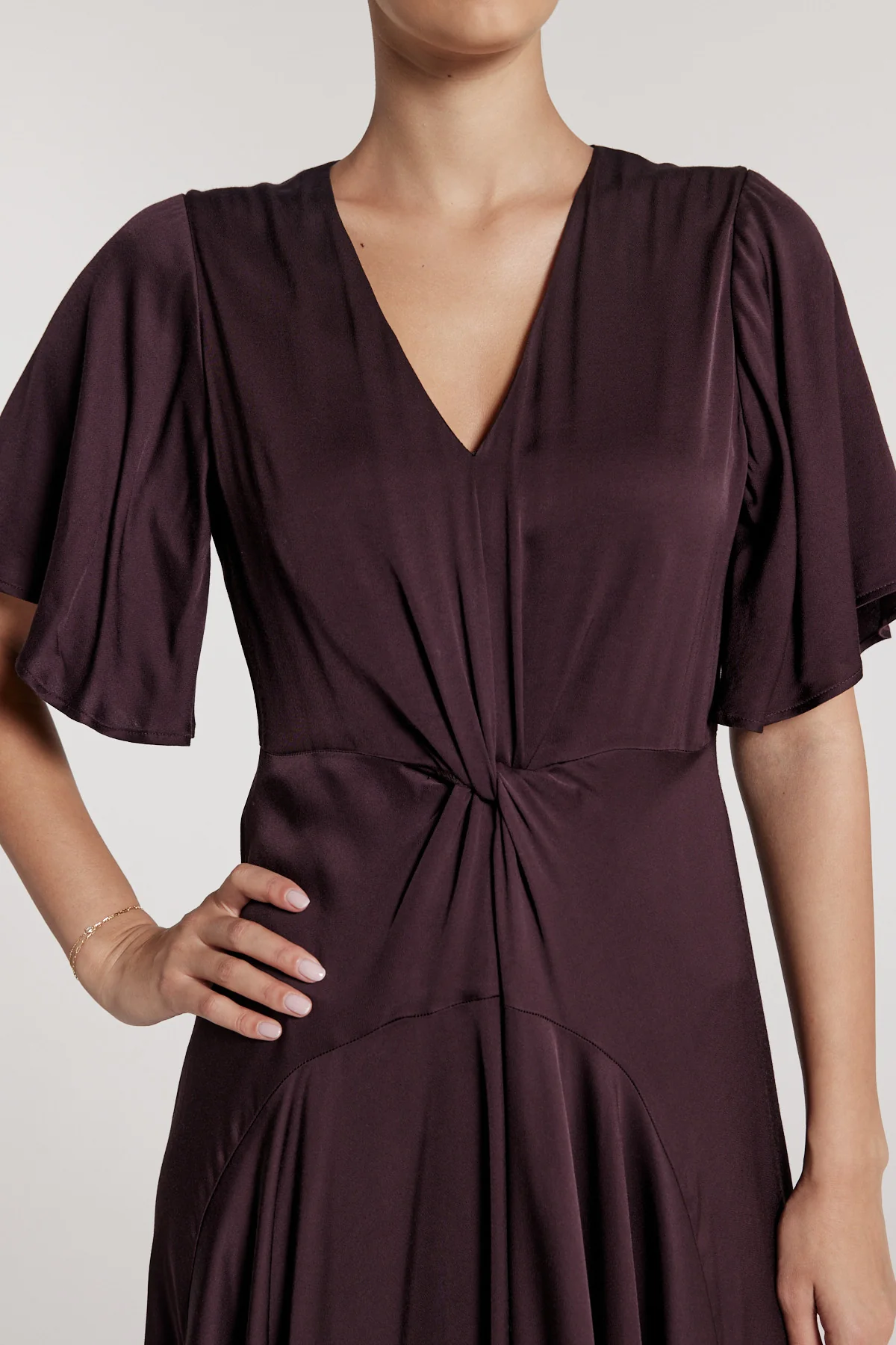 Eleanor Dress - Chocolate - Image 3