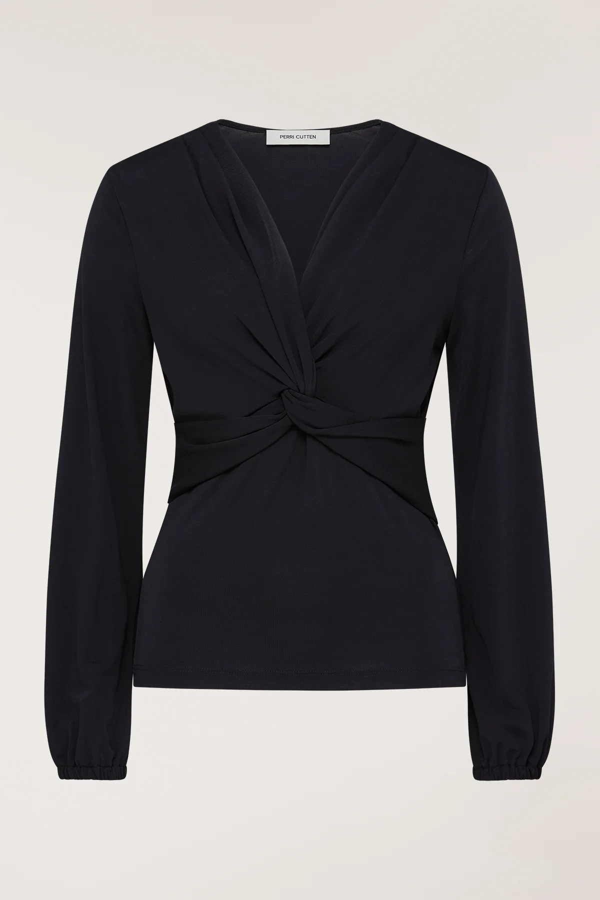 Ella Long Sleeve Top - Navy - Image 5