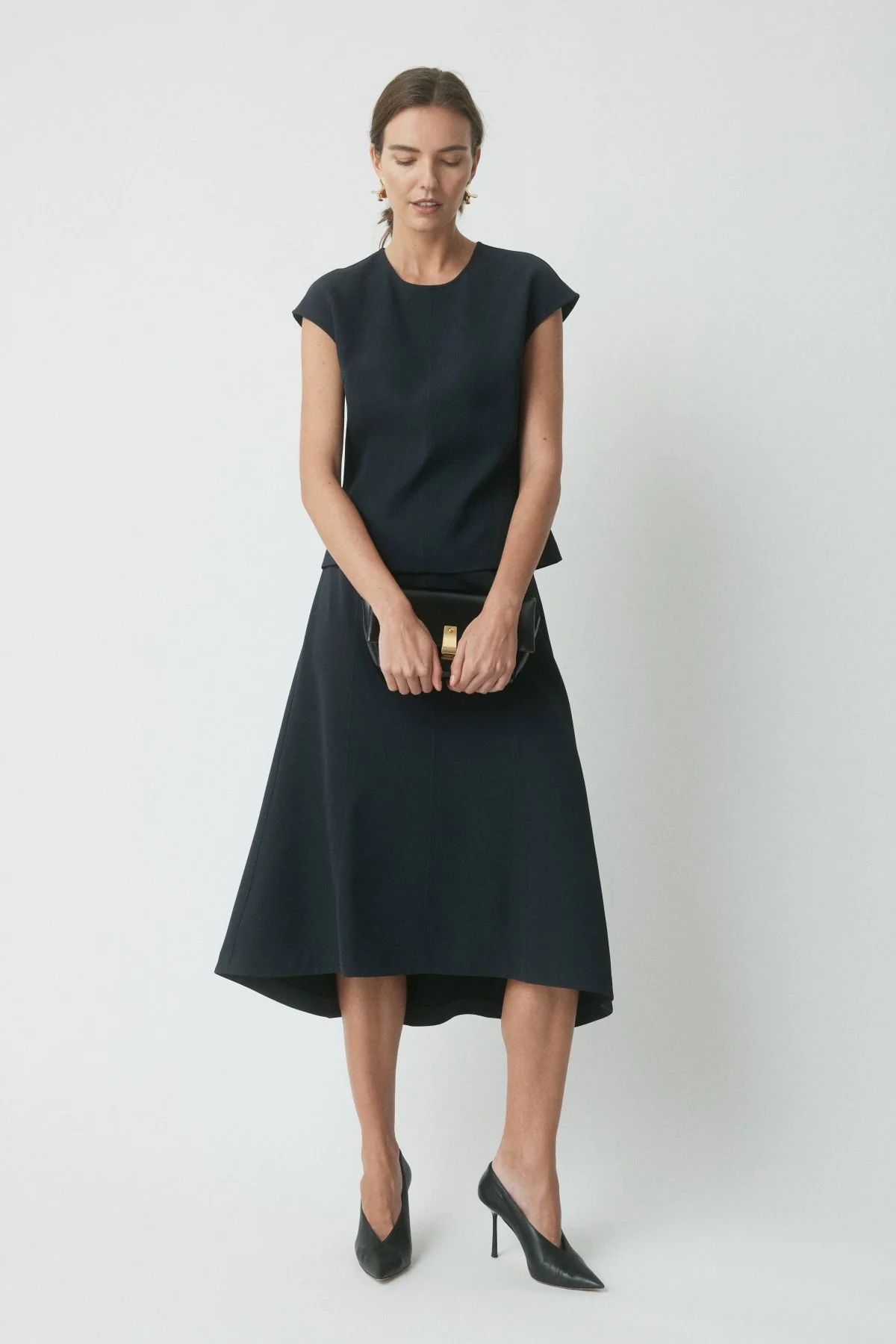 Ellie Structured Top - Midnight