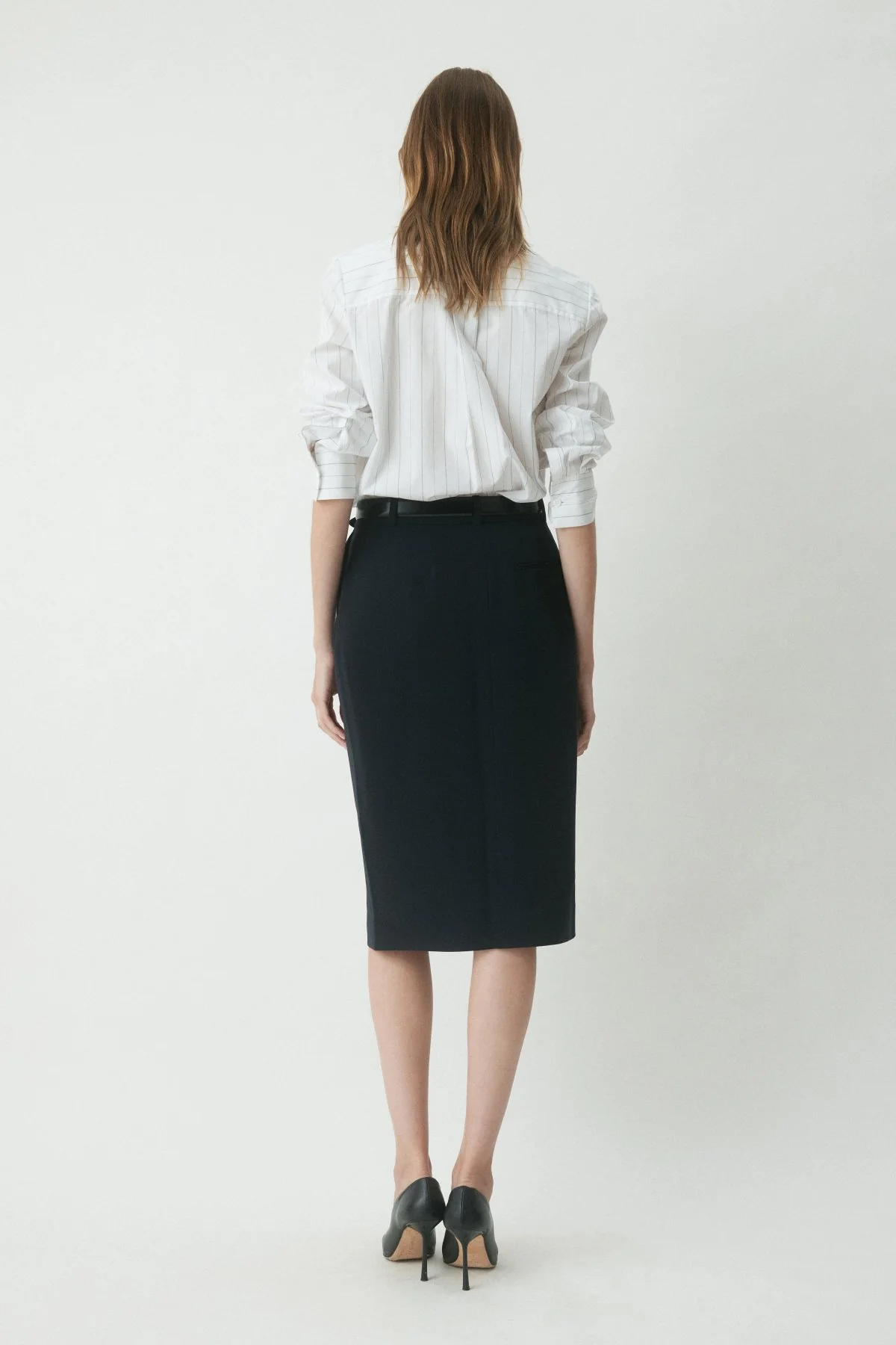 Ellison Skirt - Navy - Image 4