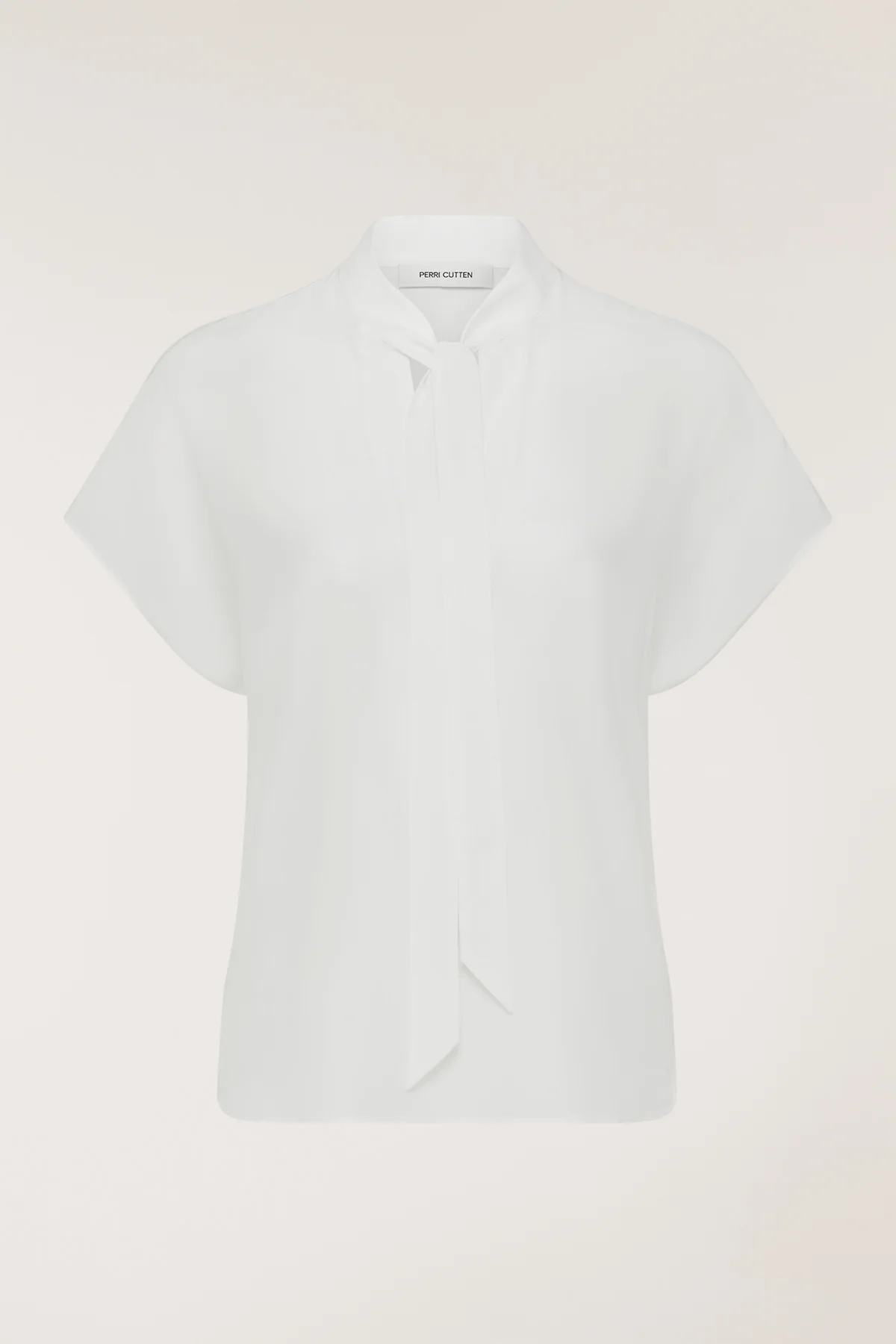 Elly Silk Top - White - Image 6