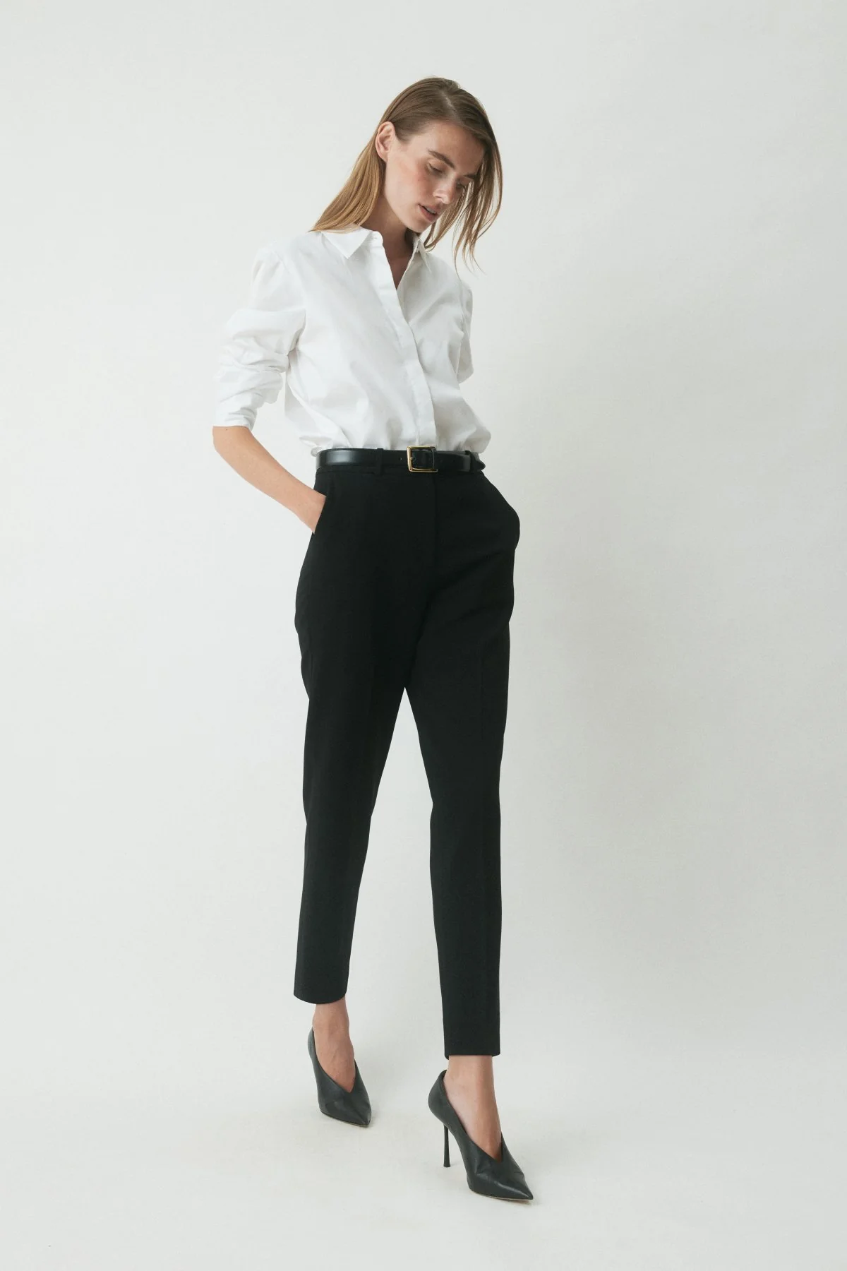 Emmery Cotton Shirt - White - Image 3