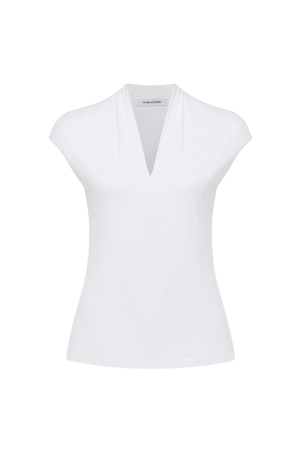 Emmy Jersey Top - White - Image 3