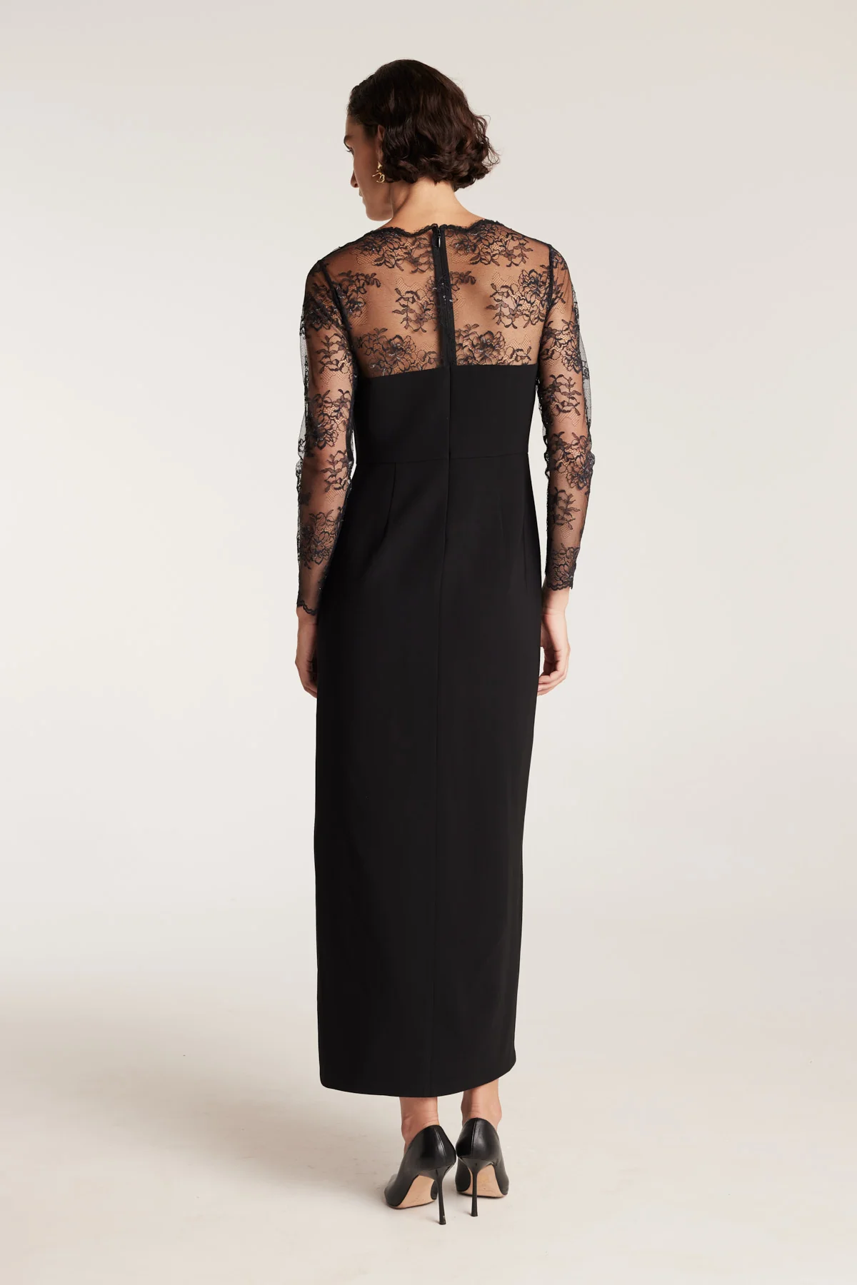 Estelle Lace Gown - Black - Image 5