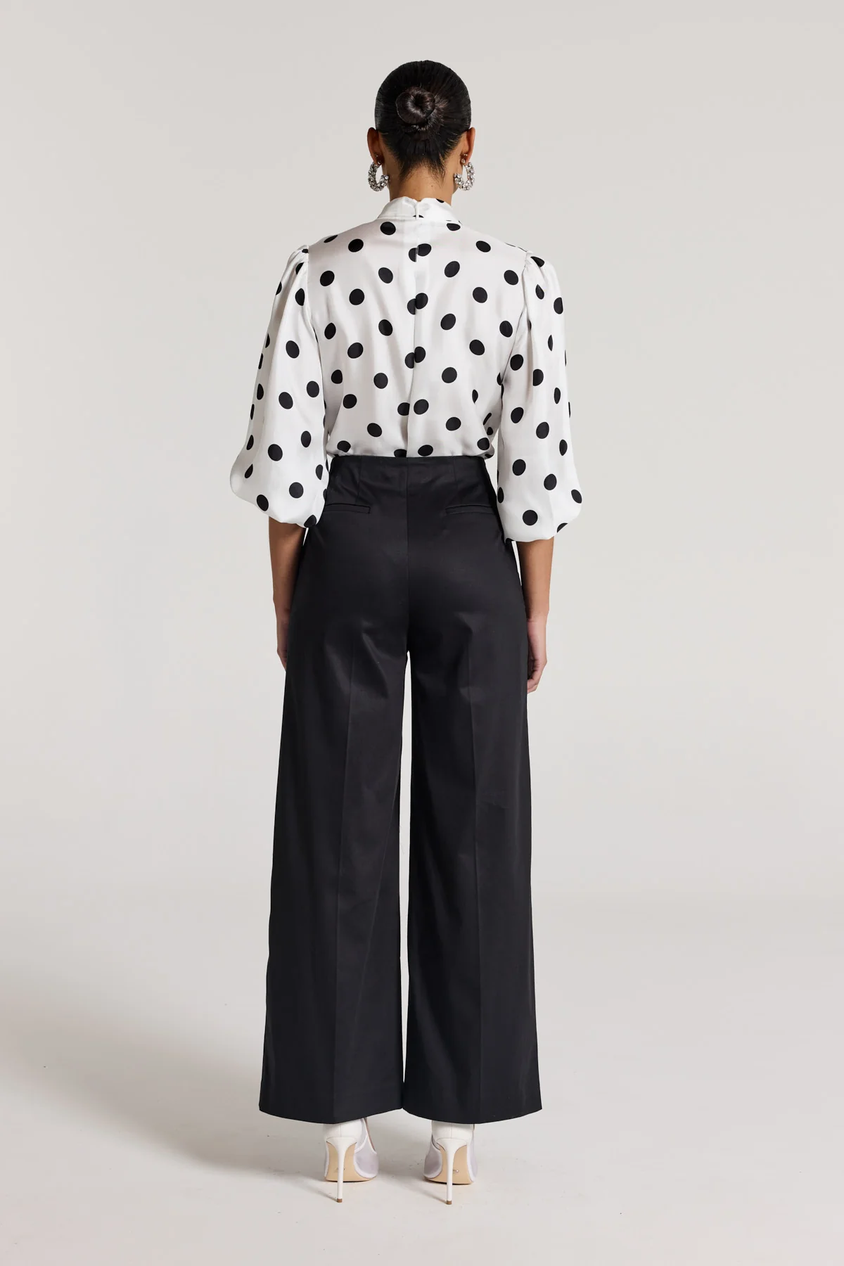 Finn Cotton Pant - Black - Image 5