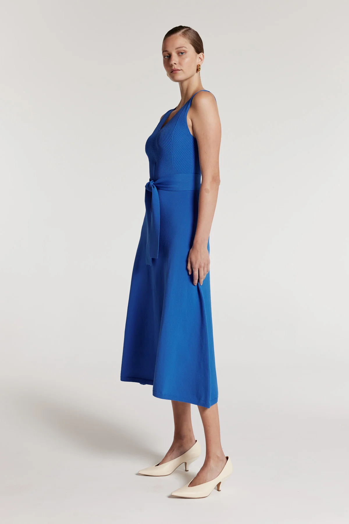 Francesca Knit Dress - Cobalt - Image 4